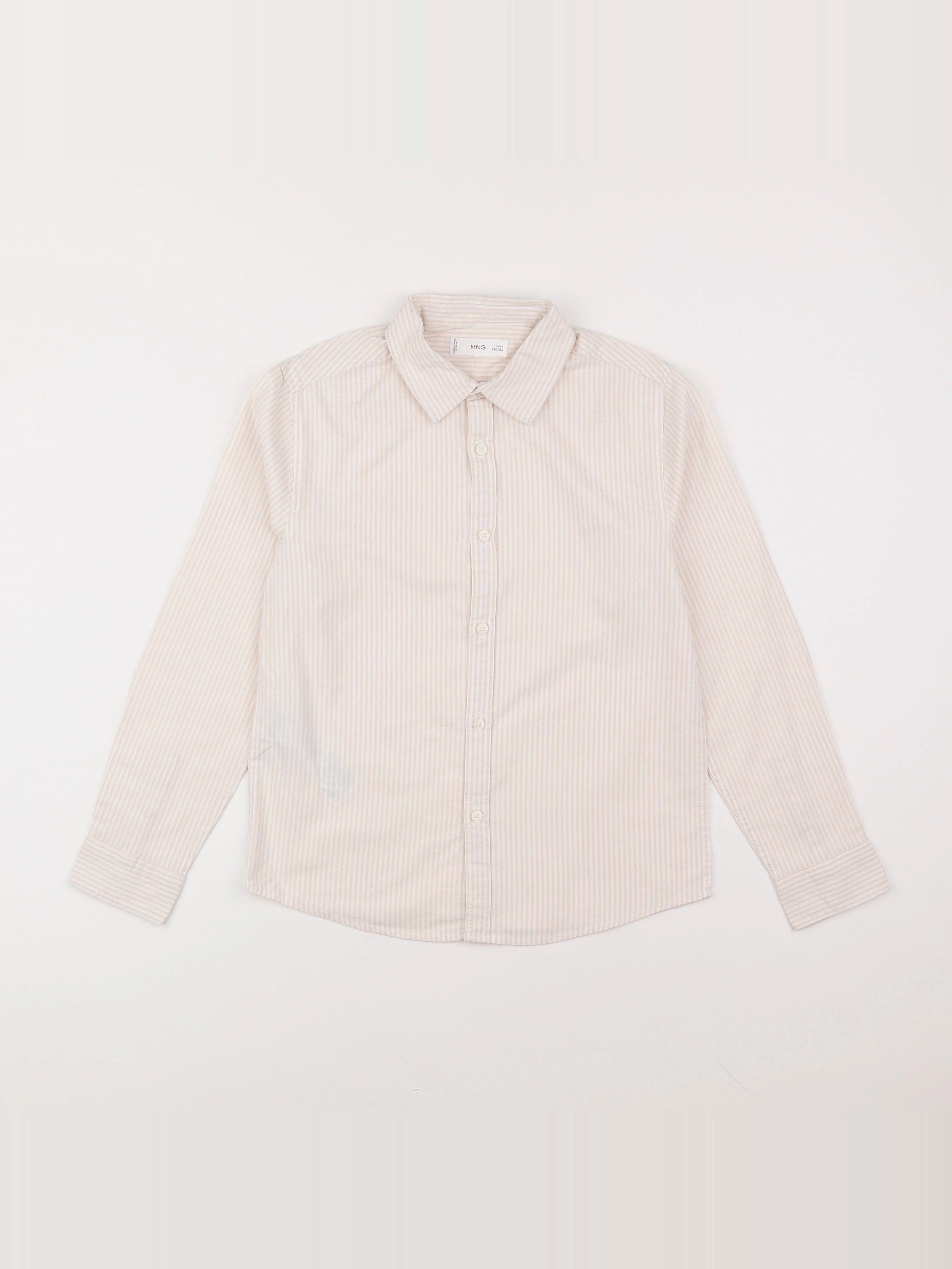 Mango - chemise beige - 9 ans