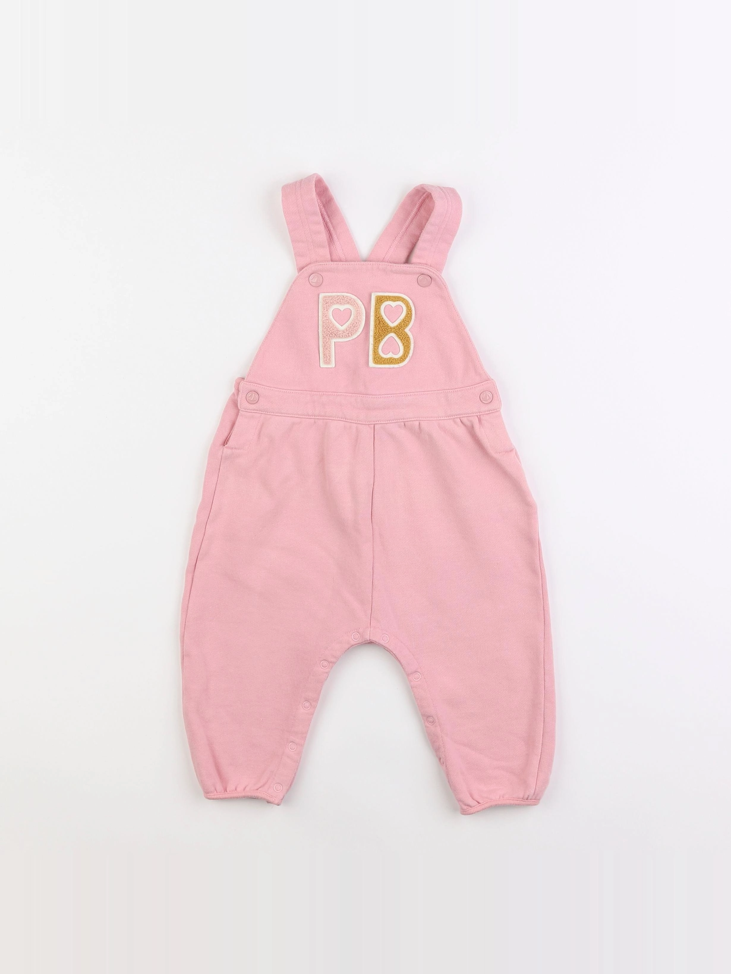 Petit Bateau - combinaison rose - 12 mois