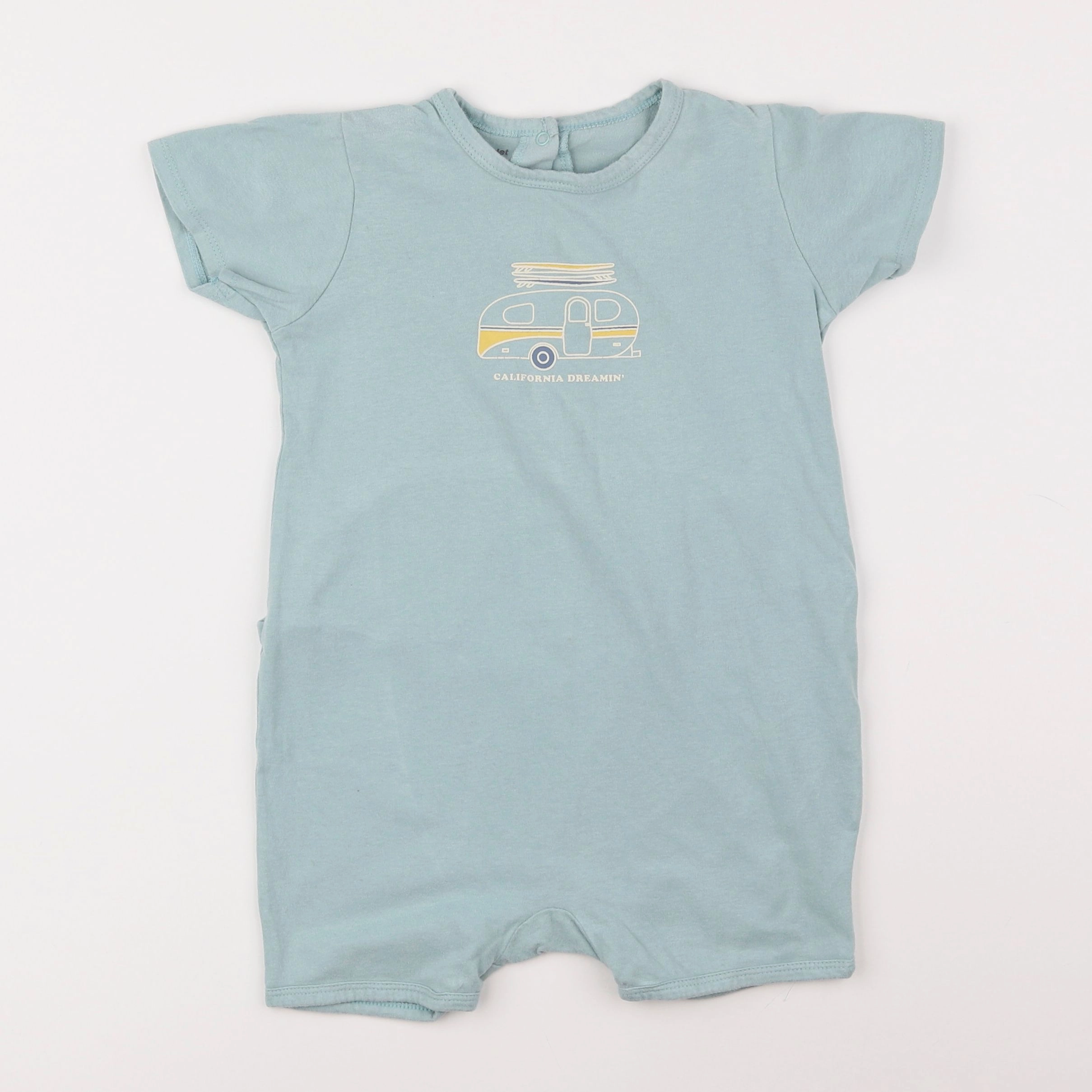 Vertbaudet - pyjama coton bleu - 3 ans