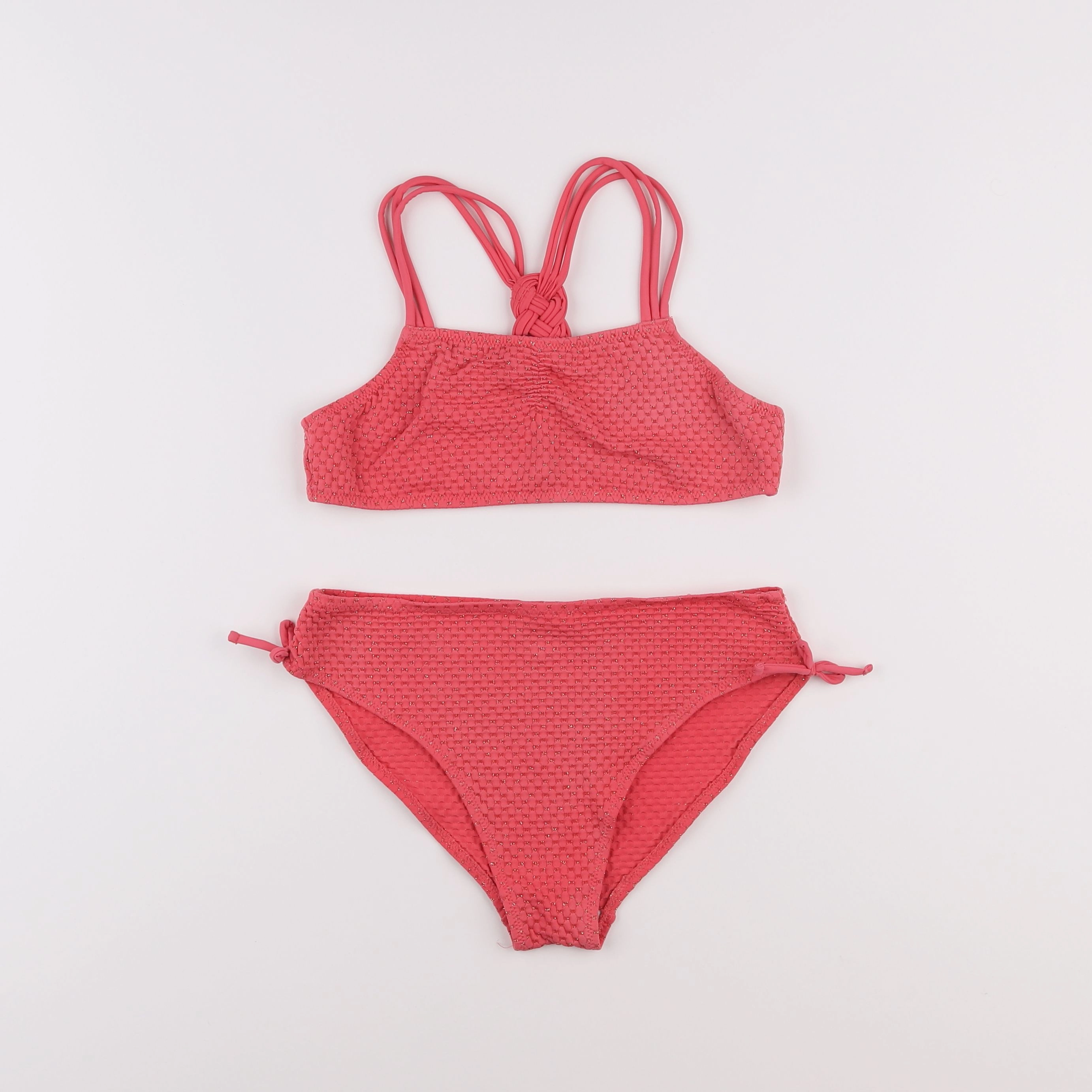 Vertbaudet - maillot de bain rouge - 12 ans