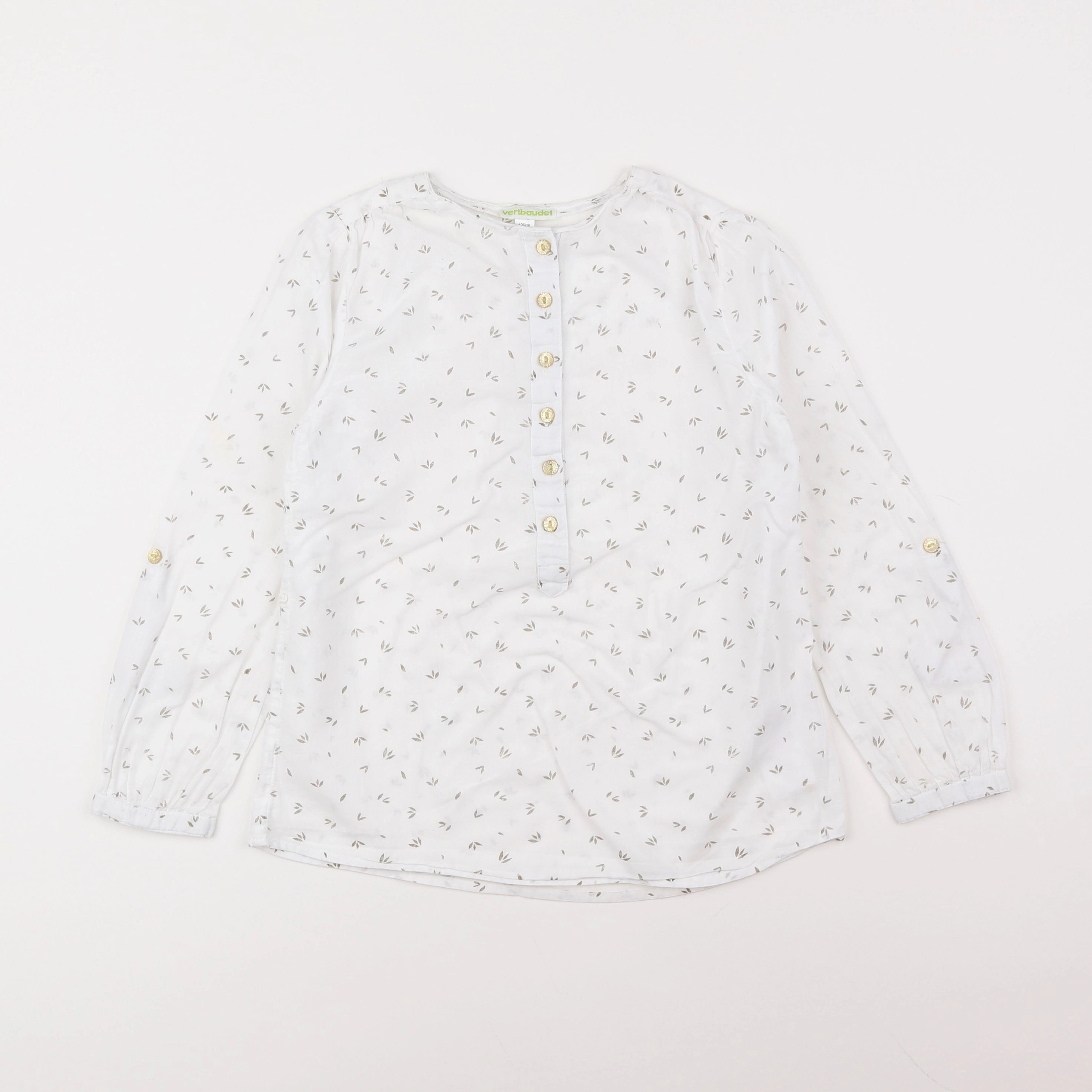 Vertbaudet - blouse blanc - 8 ans
