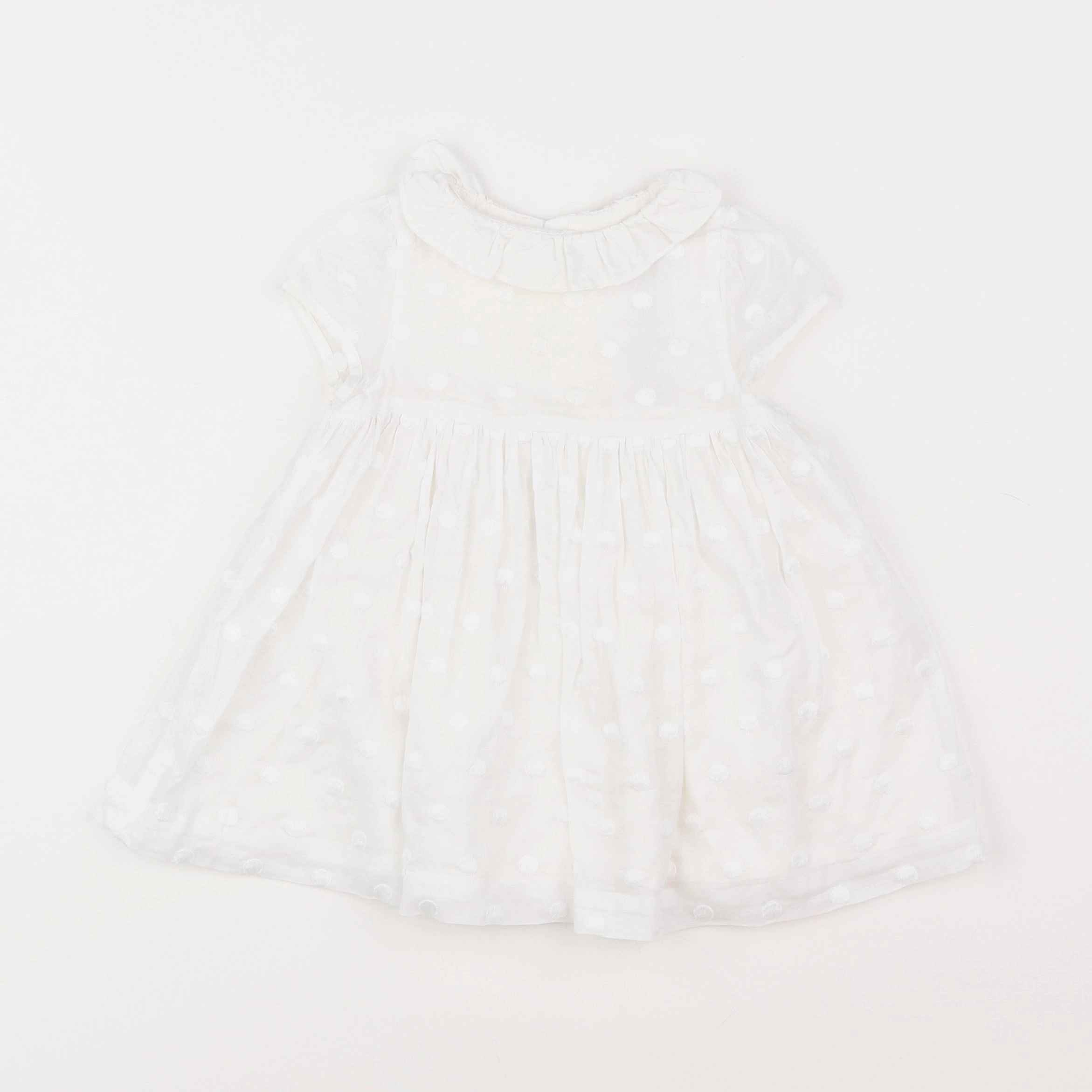 Jacadi - robe blanc - 12 mois