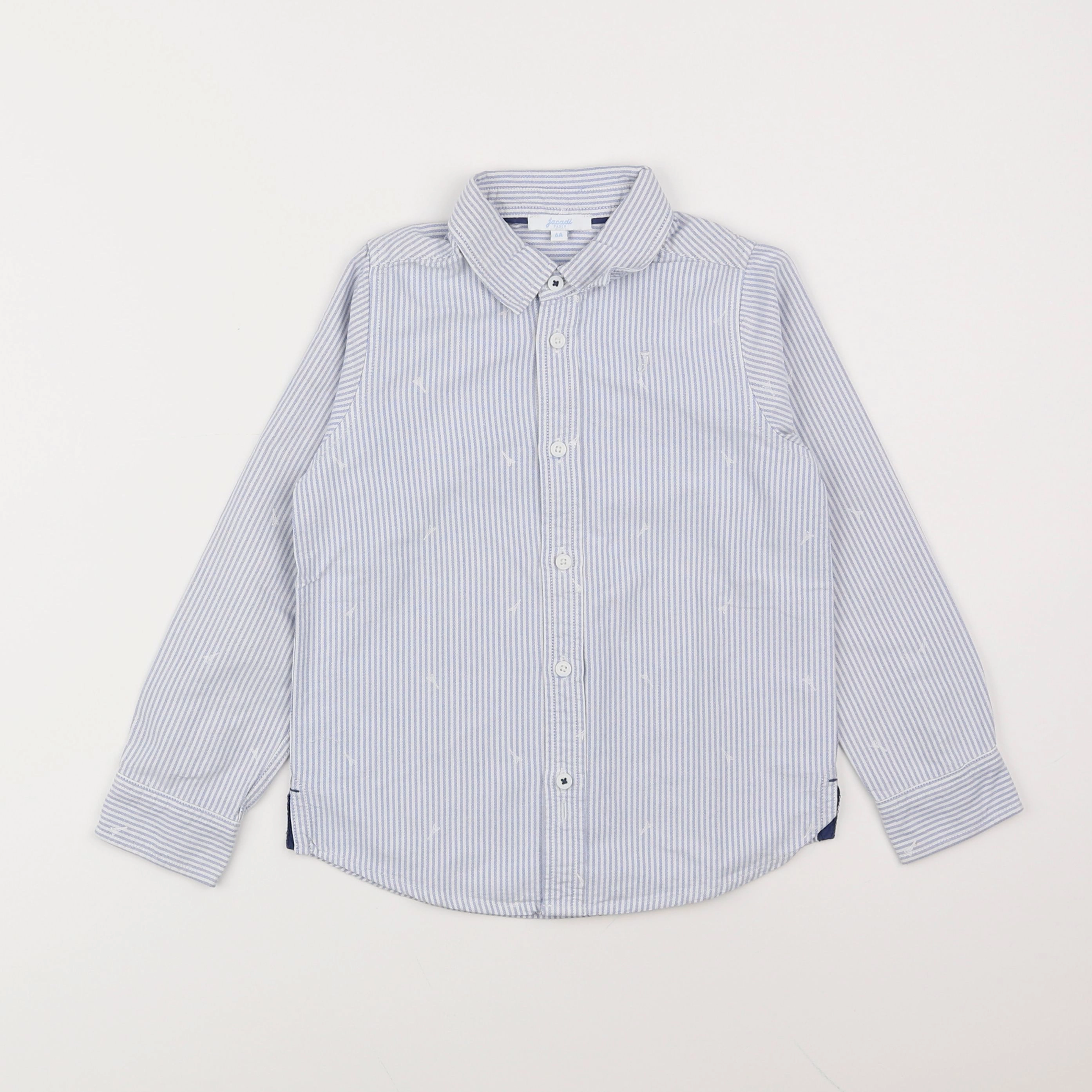 Jacadi - chemise blanc, bleu - 6 ans