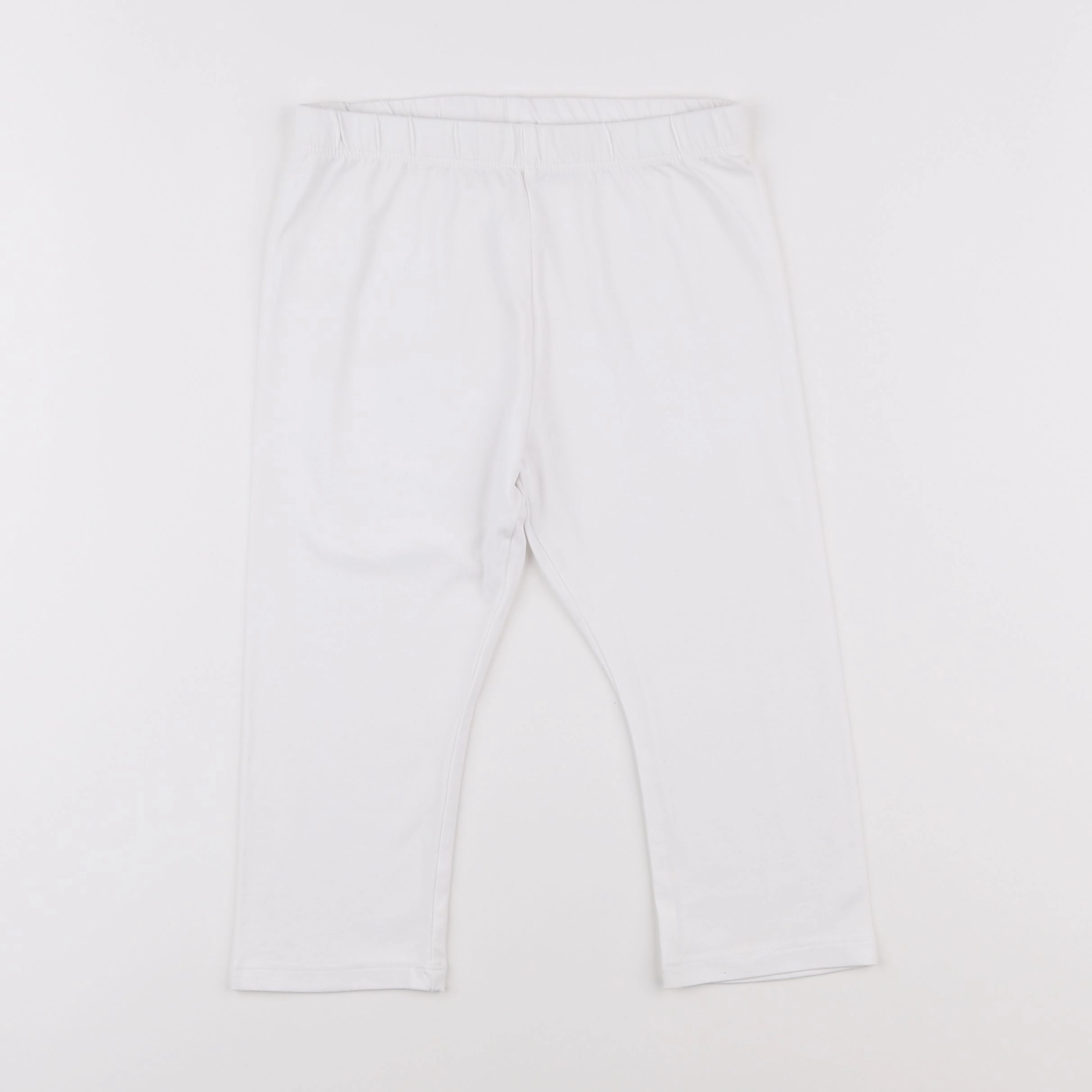 Vertbaudet - legging court blanc - 9 ans