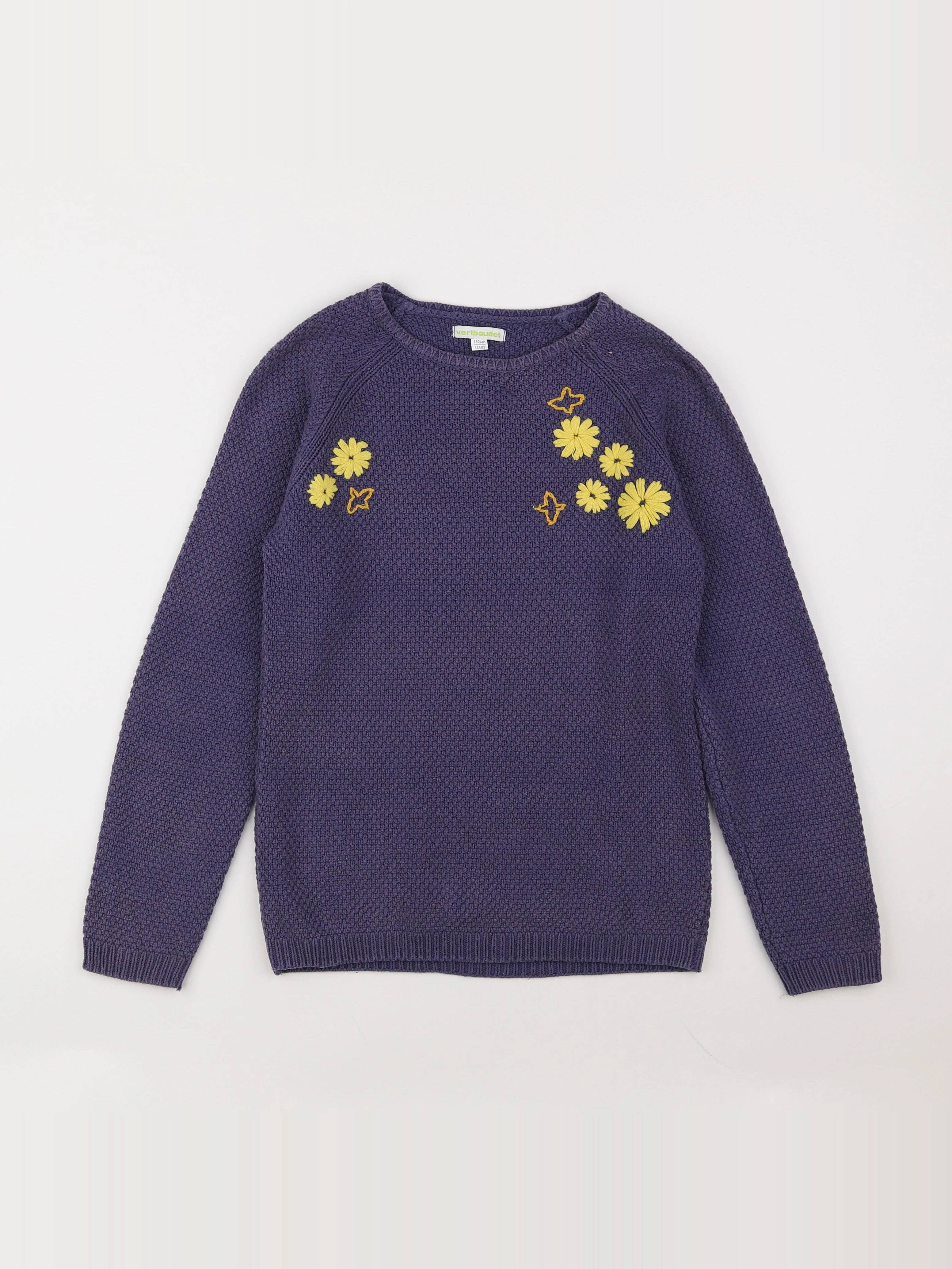 Vertbaudet - pull bleu - 12 ans