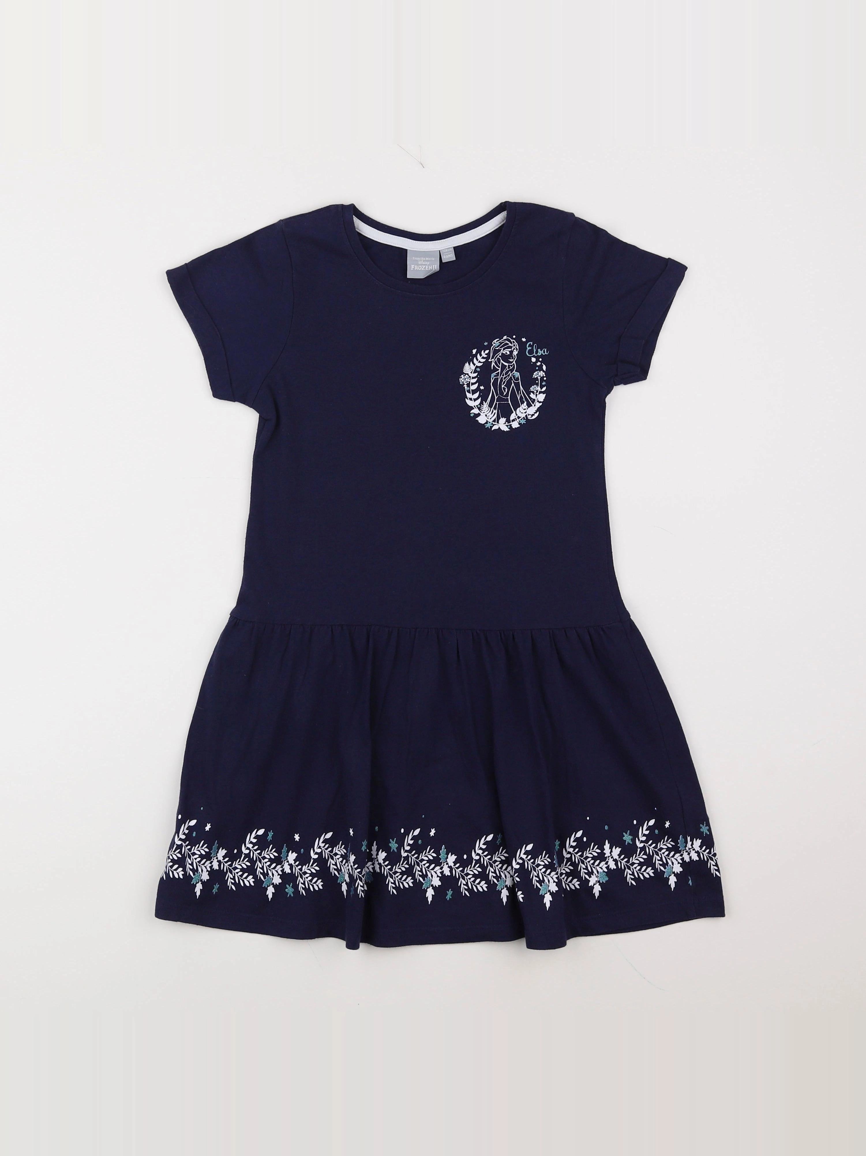 Vertbaudet - robe bleu - 8 ans