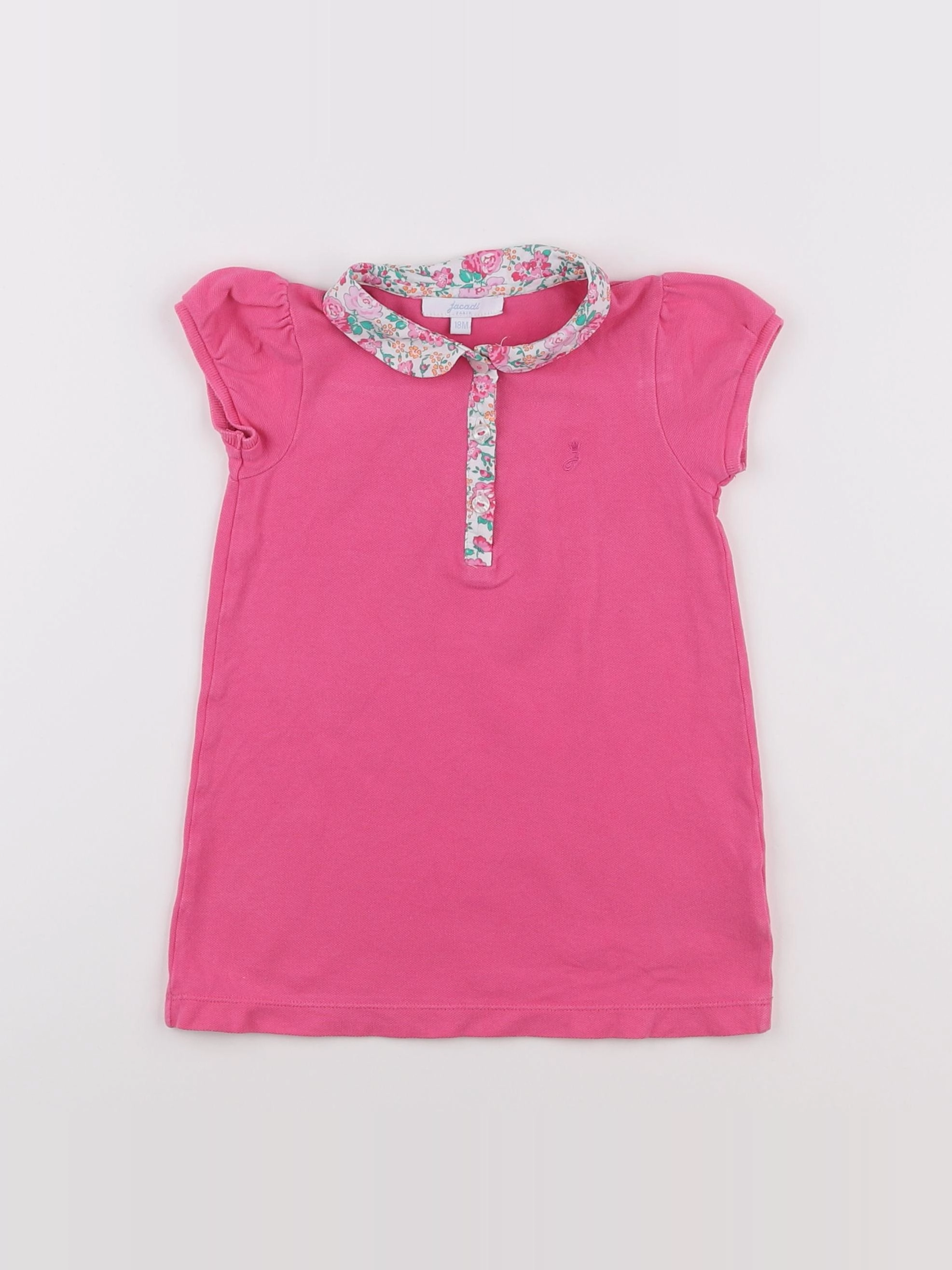 Jacadi - robe rose - 18 mois