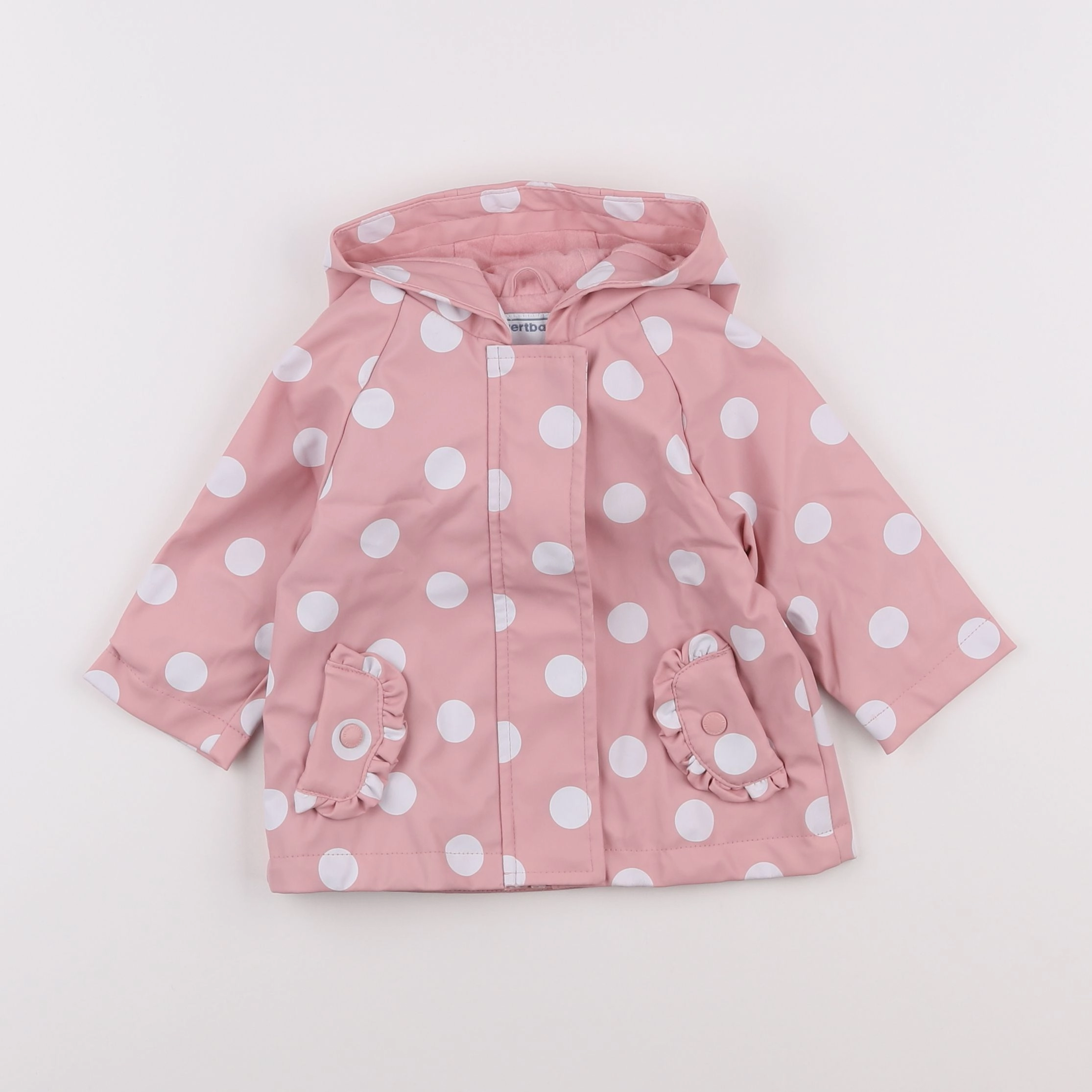 Vertbaudet - imperméable rose - 6 mois