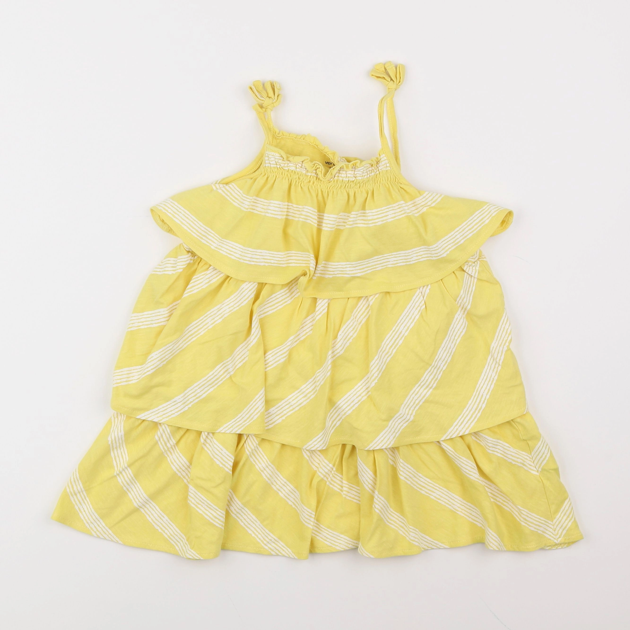 Vertbaudet - robe jaune - 8 ans