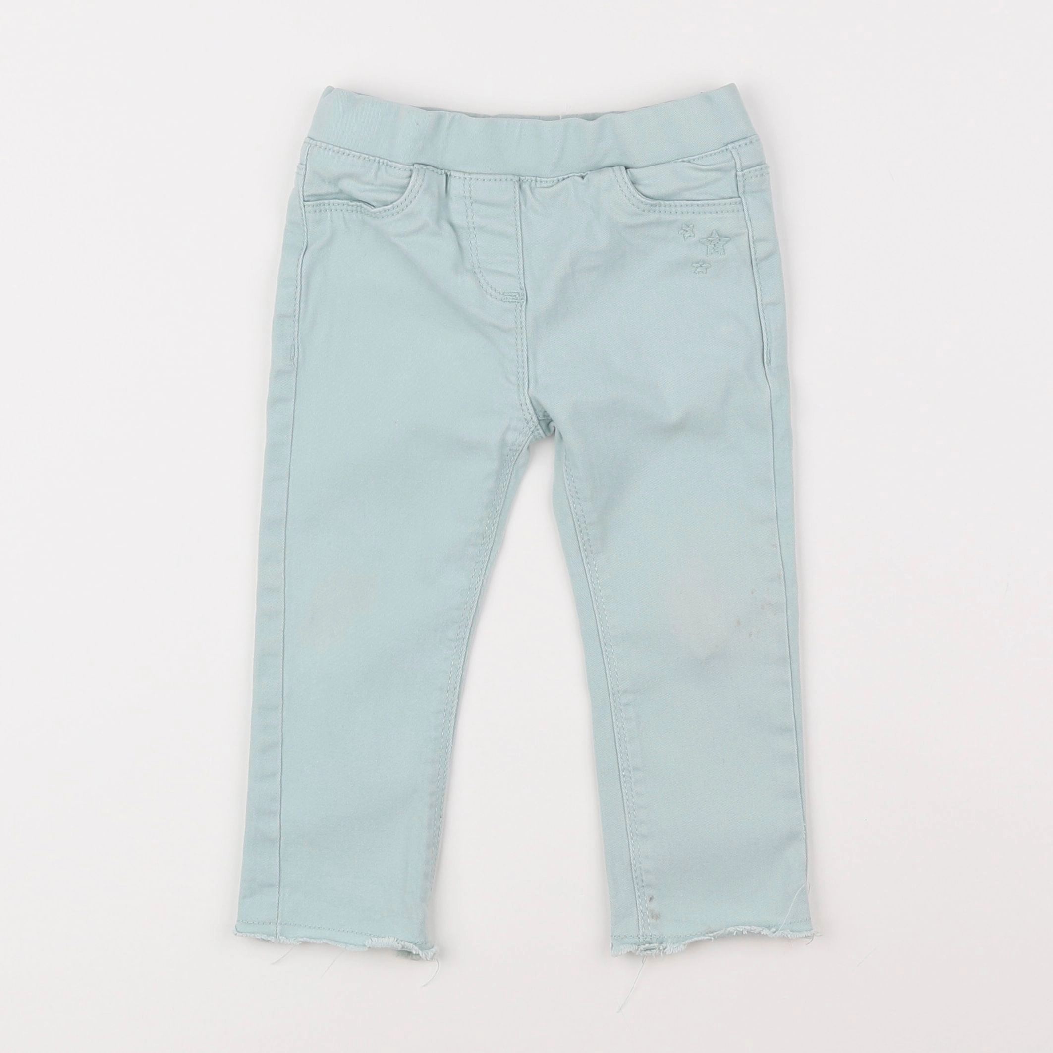 Vertbaudet - jegging vert - 2 ans