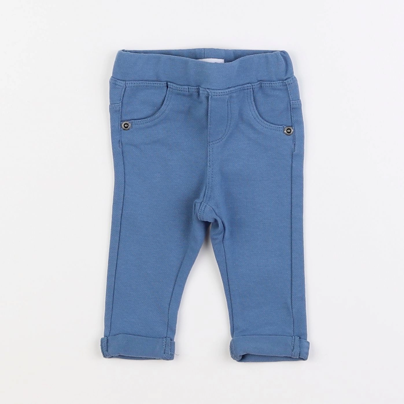 Vertbaudet - jegging bleu - 3 mois