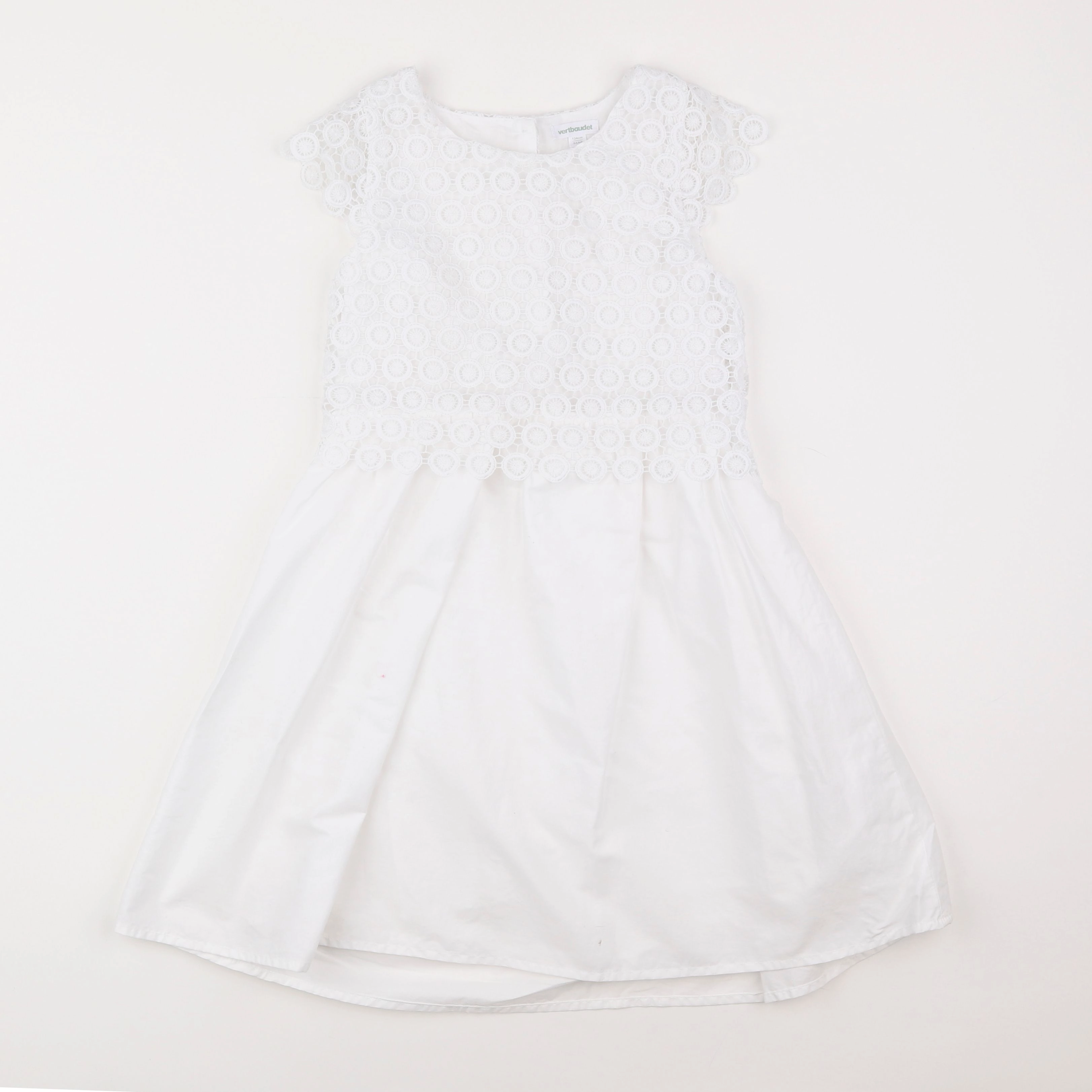 Vertbaudet - robe blanc - 9 ans