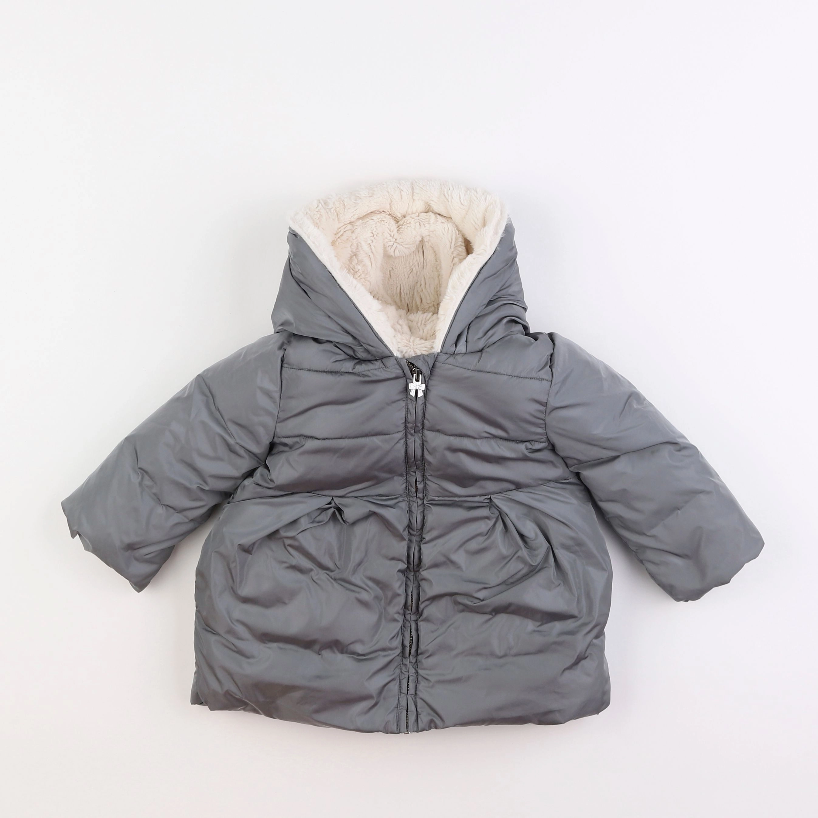 Jacadi - parka gris - 18 mois