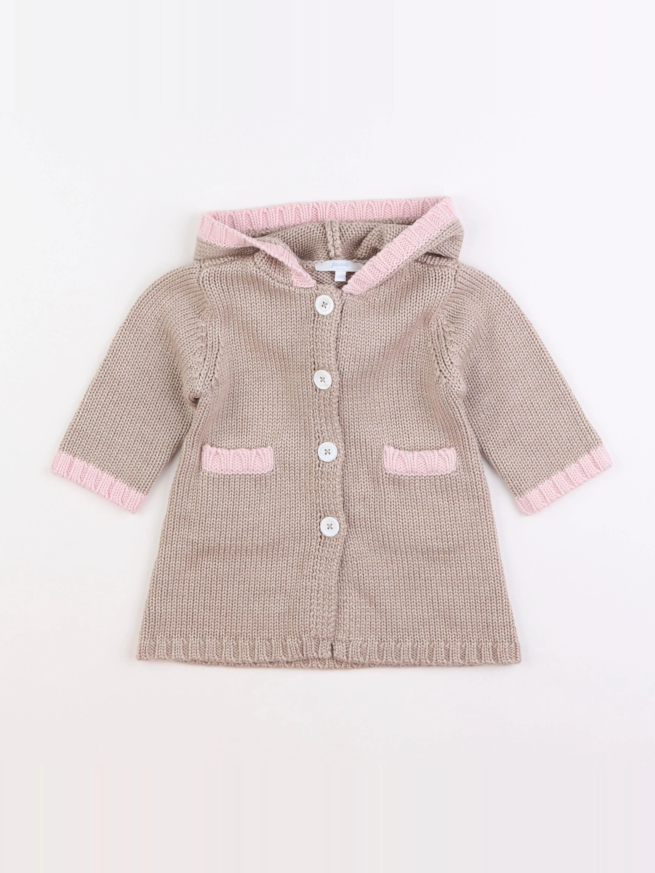 Jacadi - veste beige - 6 mois
