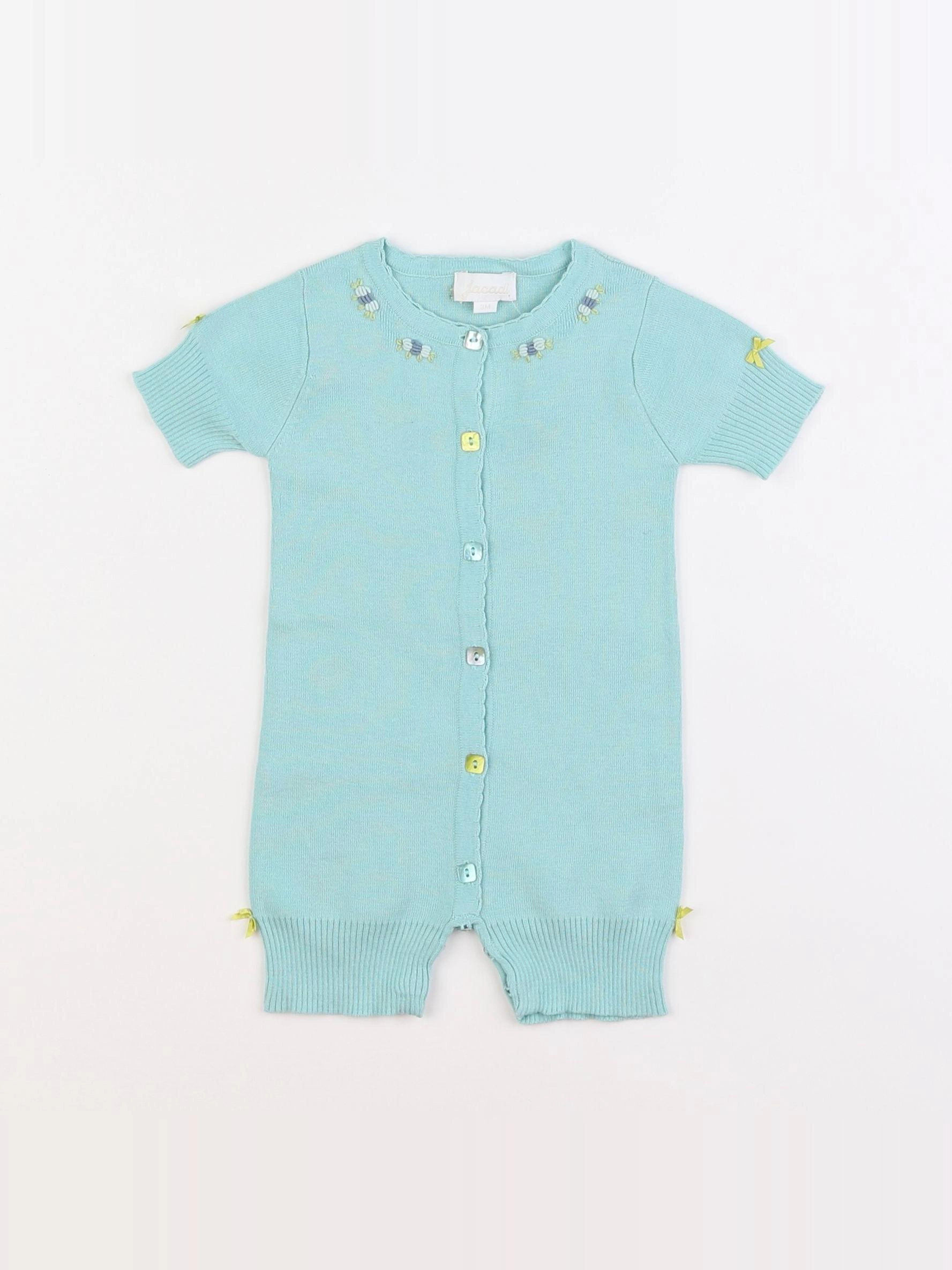 Jacadi - combinaison bleu - 3 mois