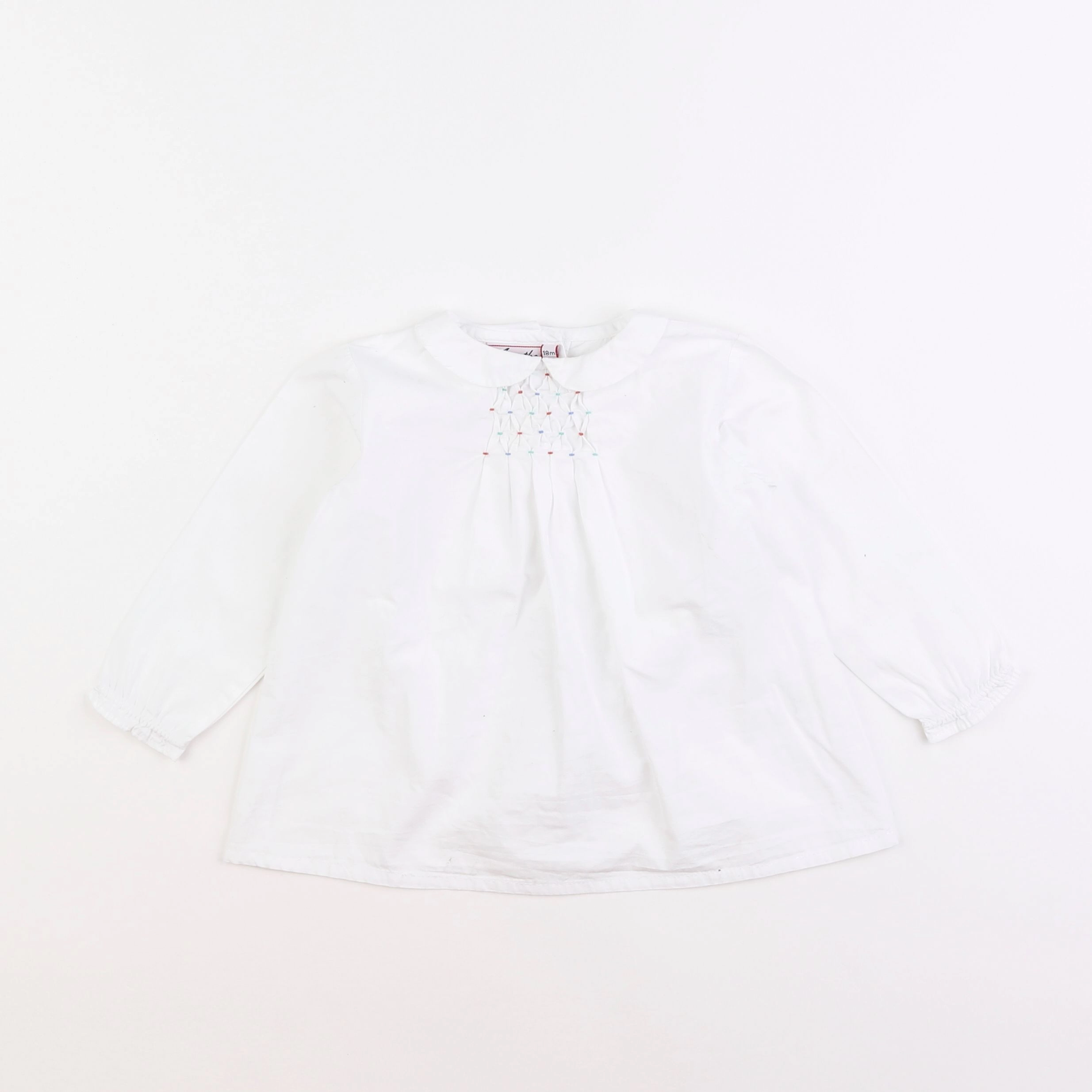 Acanthe - blouse blanc - 18 mois