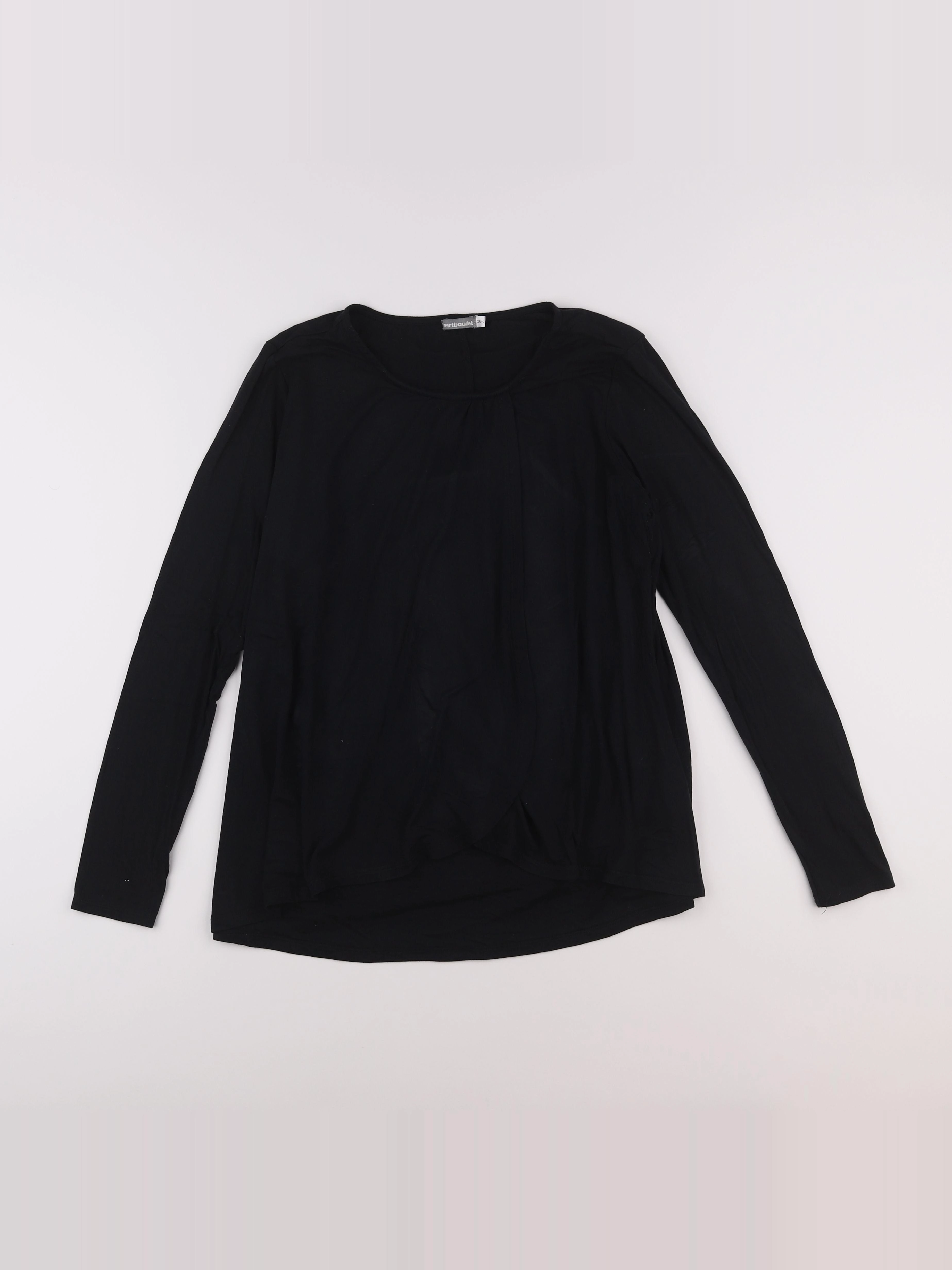 Vertbaudet - tee-shirt grossesse noir - 38 à 40