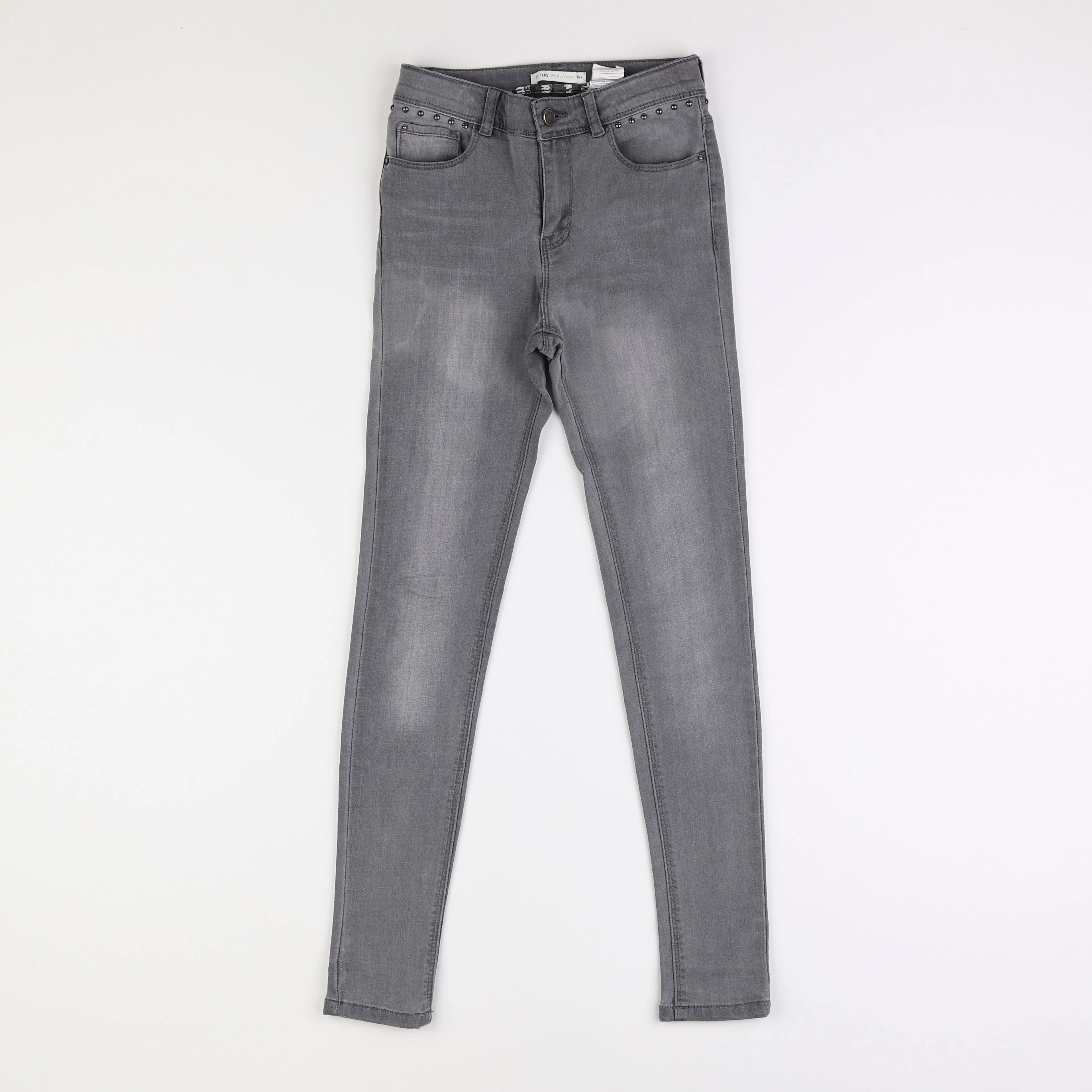 IKKS - jean gris - 10 ans