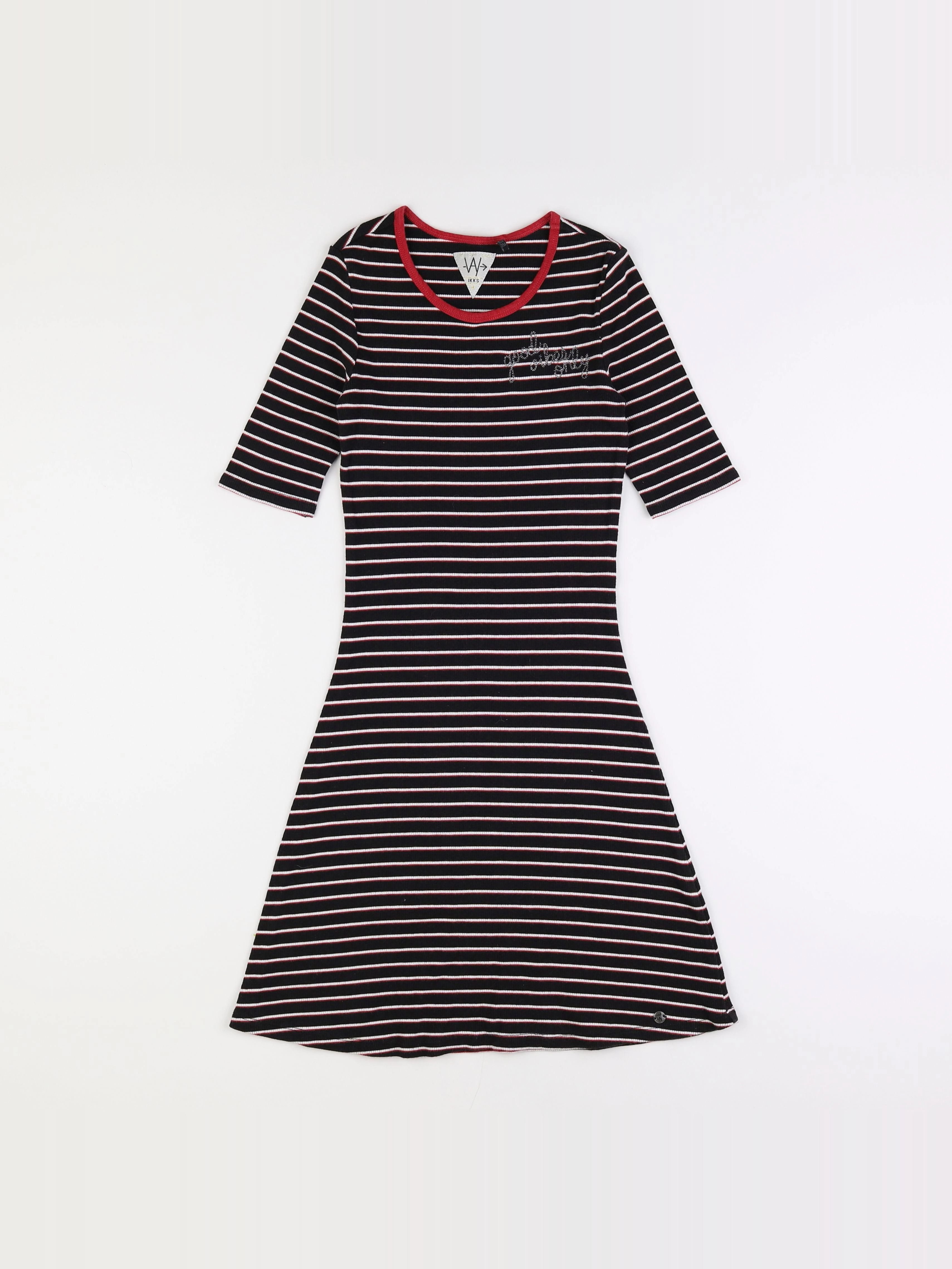 IKKS - robe noir - 12 ans
