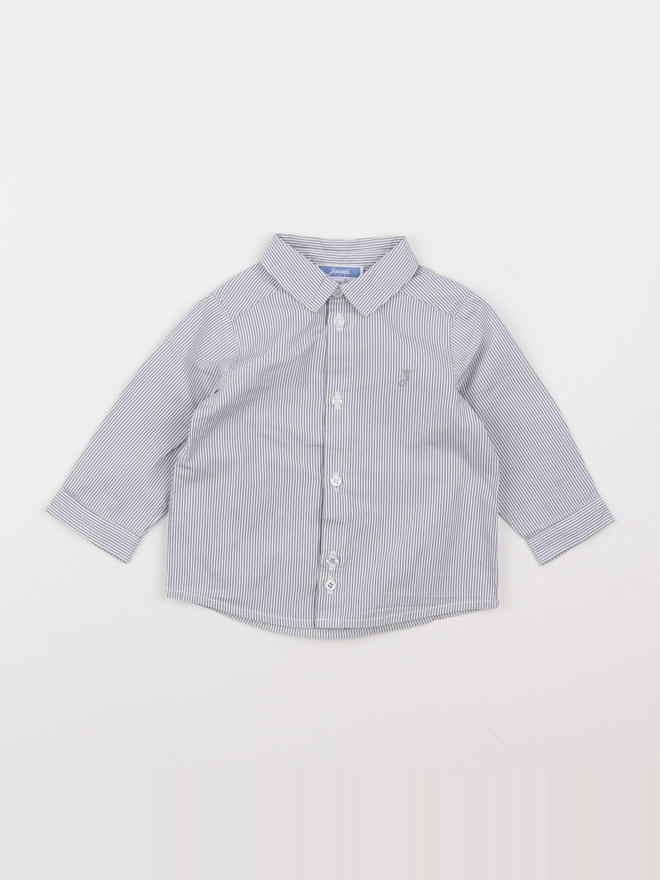 Jacadi - chemise gris - 6 mois