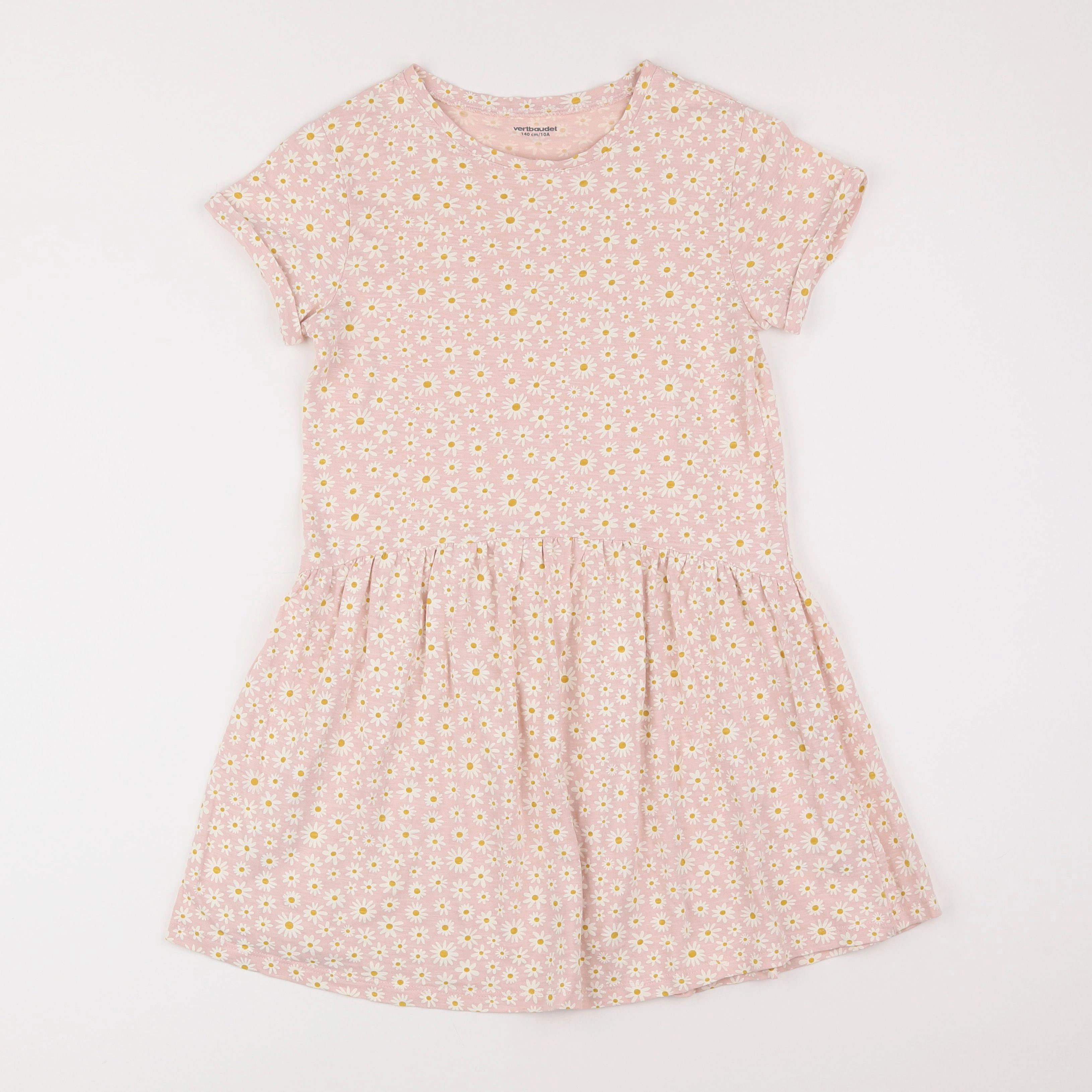 Vertbaudet - robe rose - 10 ans