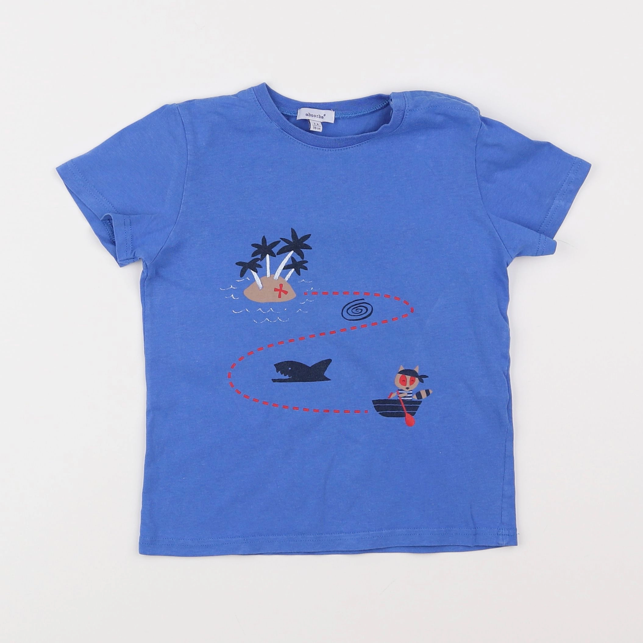 Absorba - tee-shirt bleu - 3 ans