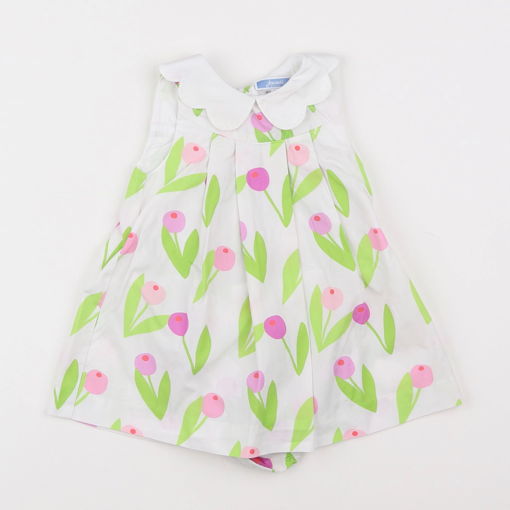 Jacadi - robe vert - 12 mois