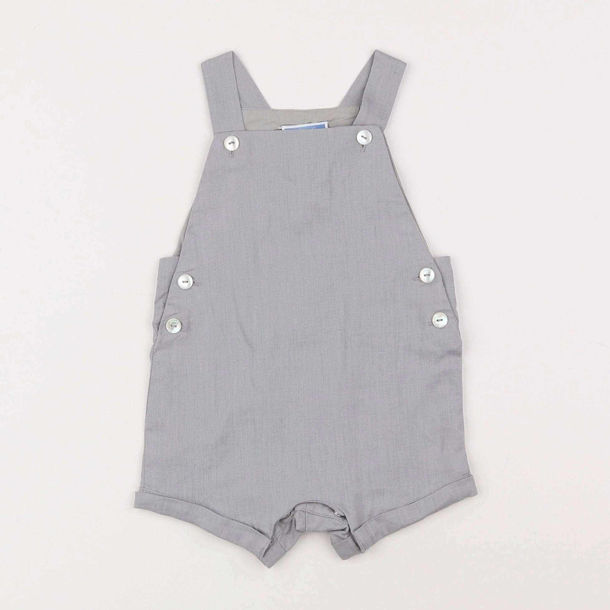 Jacadi - salopette gris - 6 mois