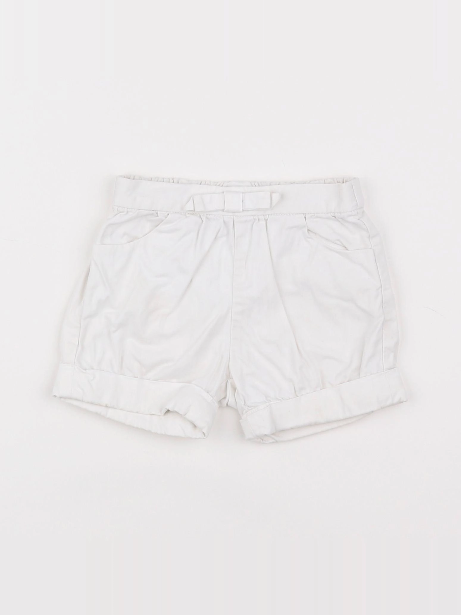 Jacadi - short blanc - 12 mois
