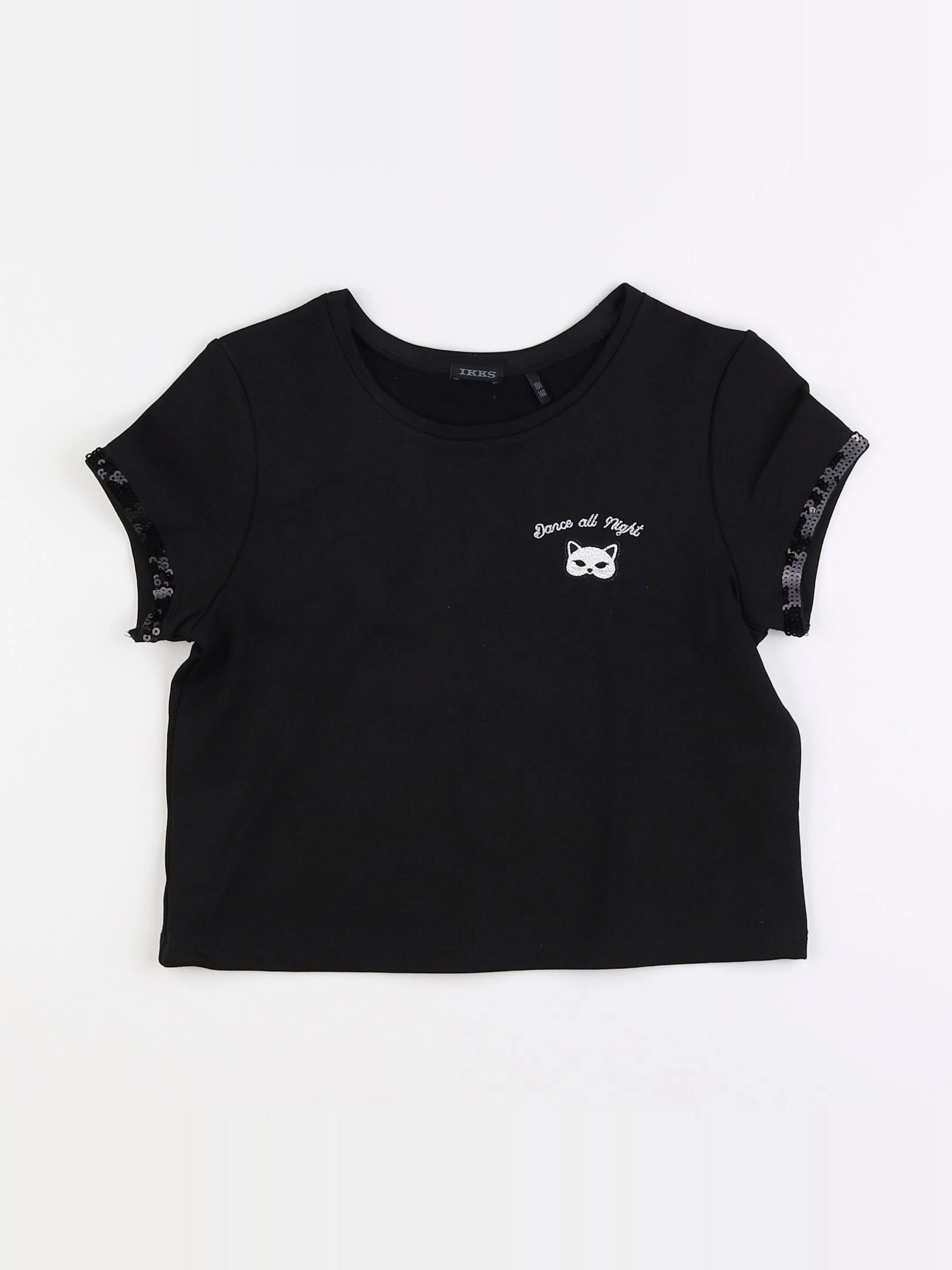 IKKS - tee-shirt noir - 10 ans