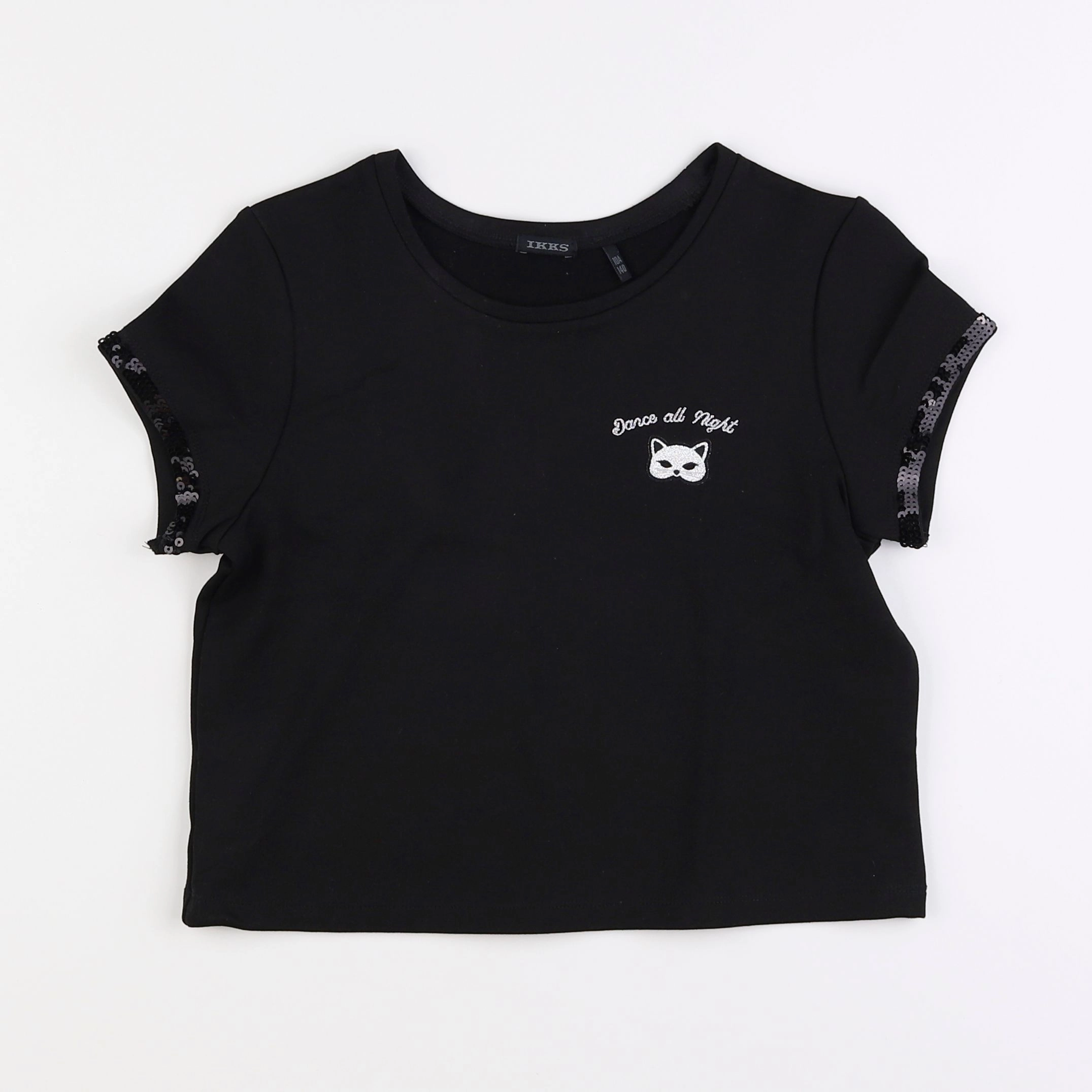 IKKS - tee-shirt noir - 10 ans