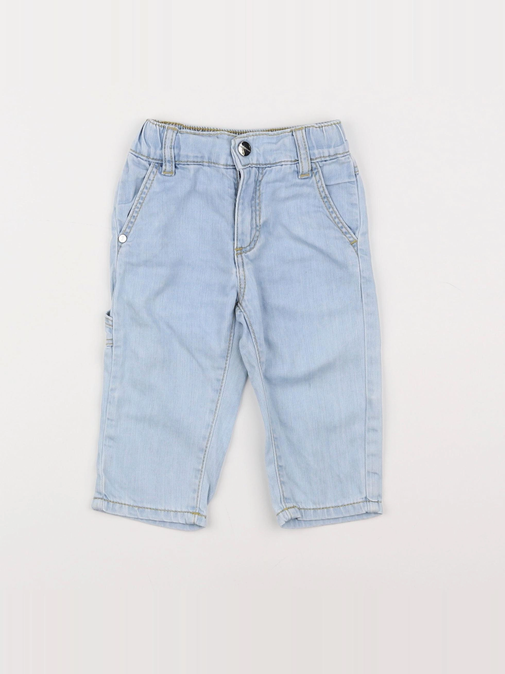 Jacadi - jean bleu - 12 mois