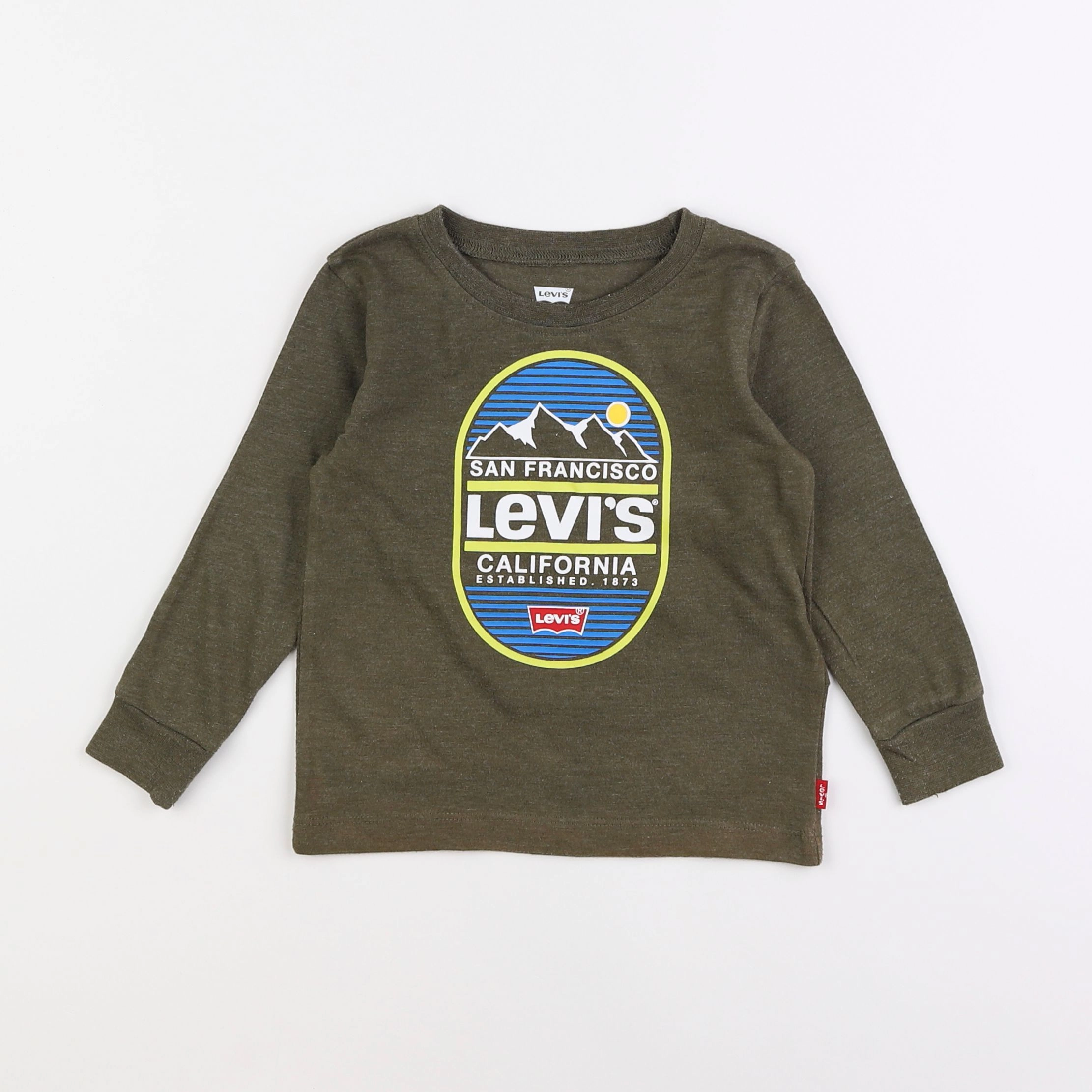 Levi's - tee-shirt vert - 18 mois