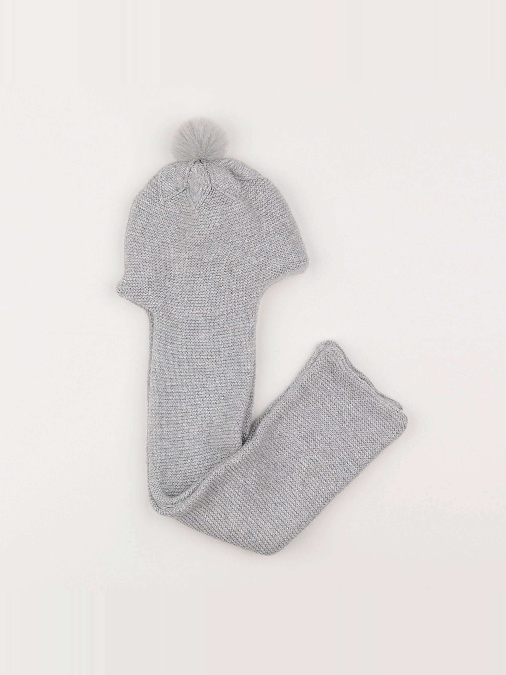 Jacadi - bonnet gris - 6 mois
