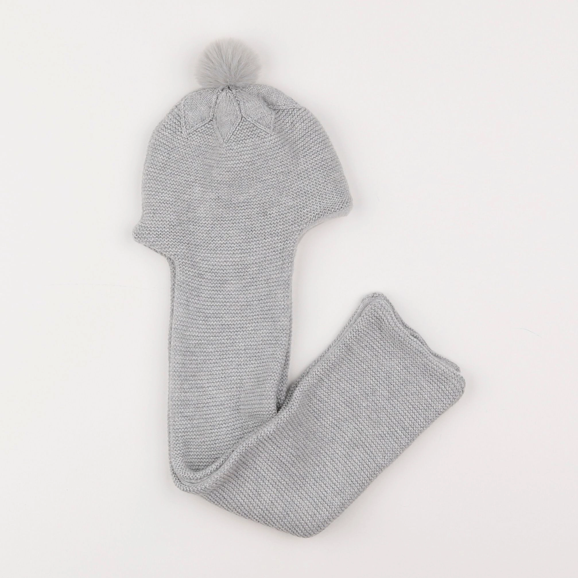 Jacadi - bonnet gris - 6 mois