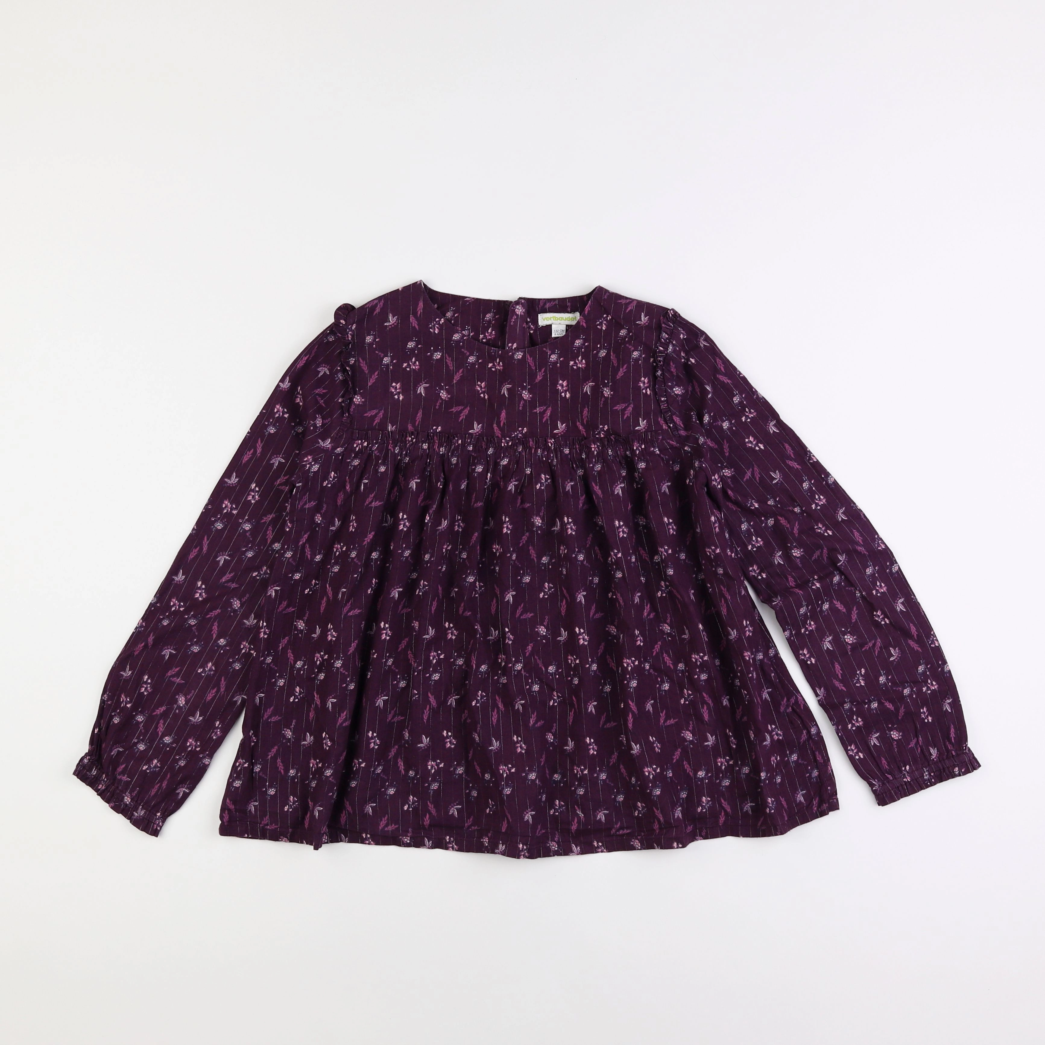 Vertbaudet - blouse violet - 9 ans