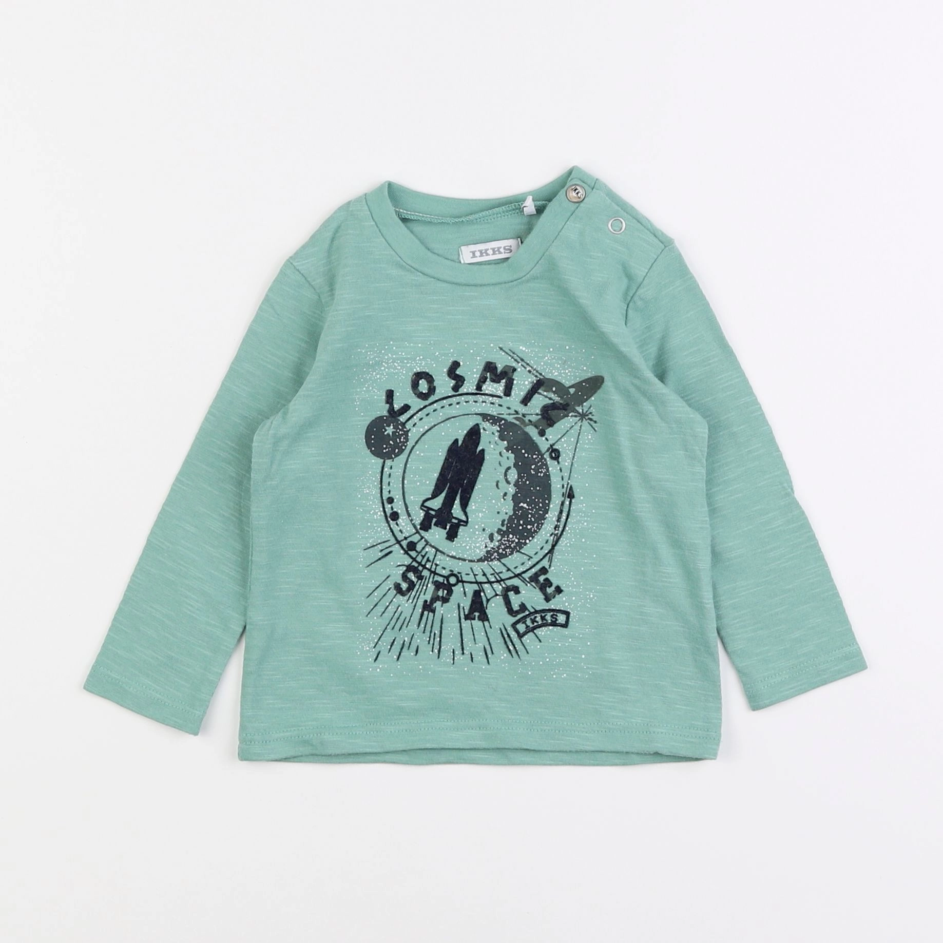 IKKS - tee-shirt vert - 6 mois