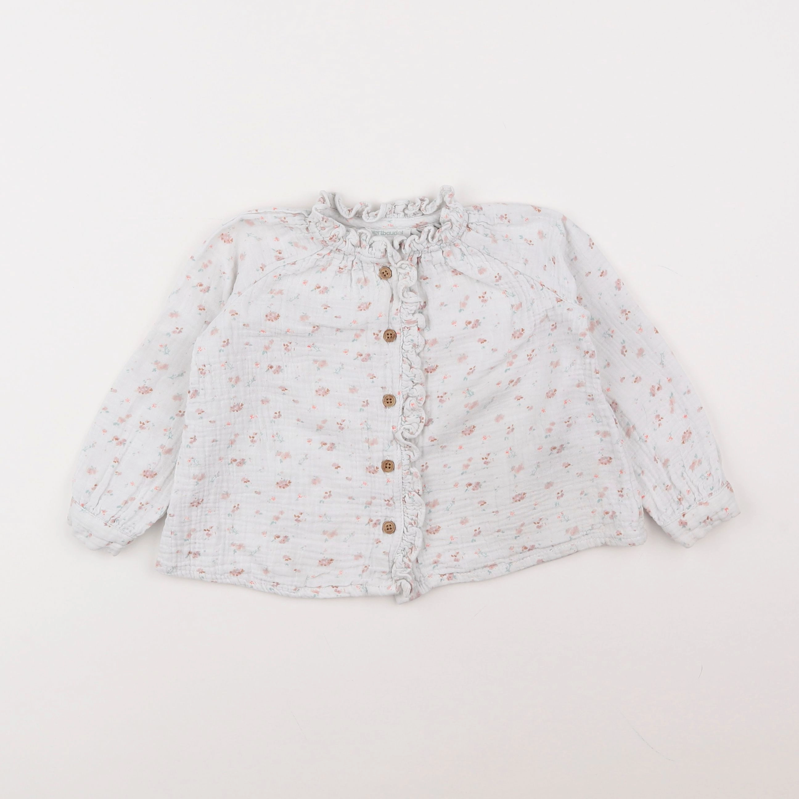 Vertbaudet - blouse blanc - 2 ans