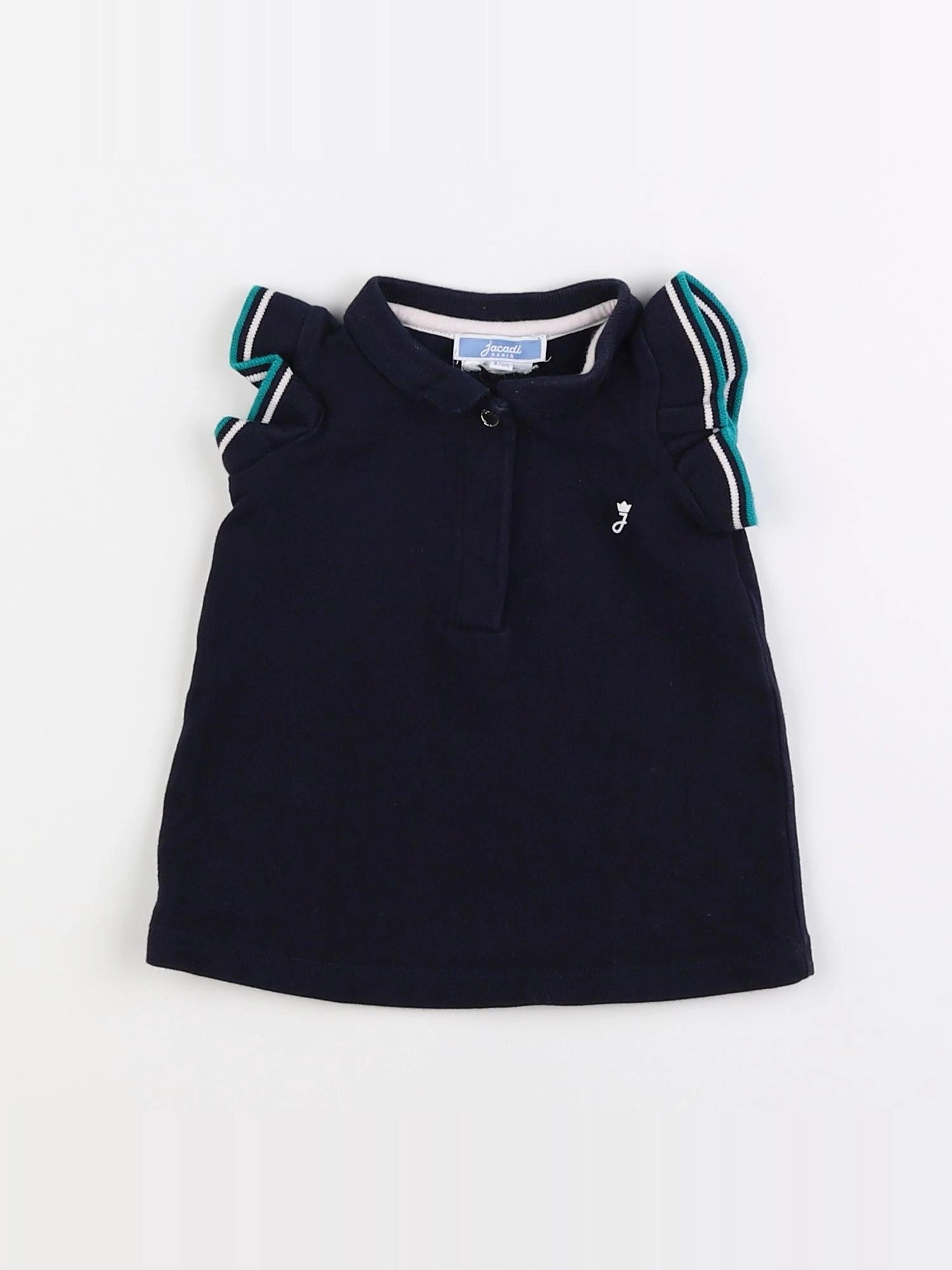 Jacadi - polo bleu - 6 mois