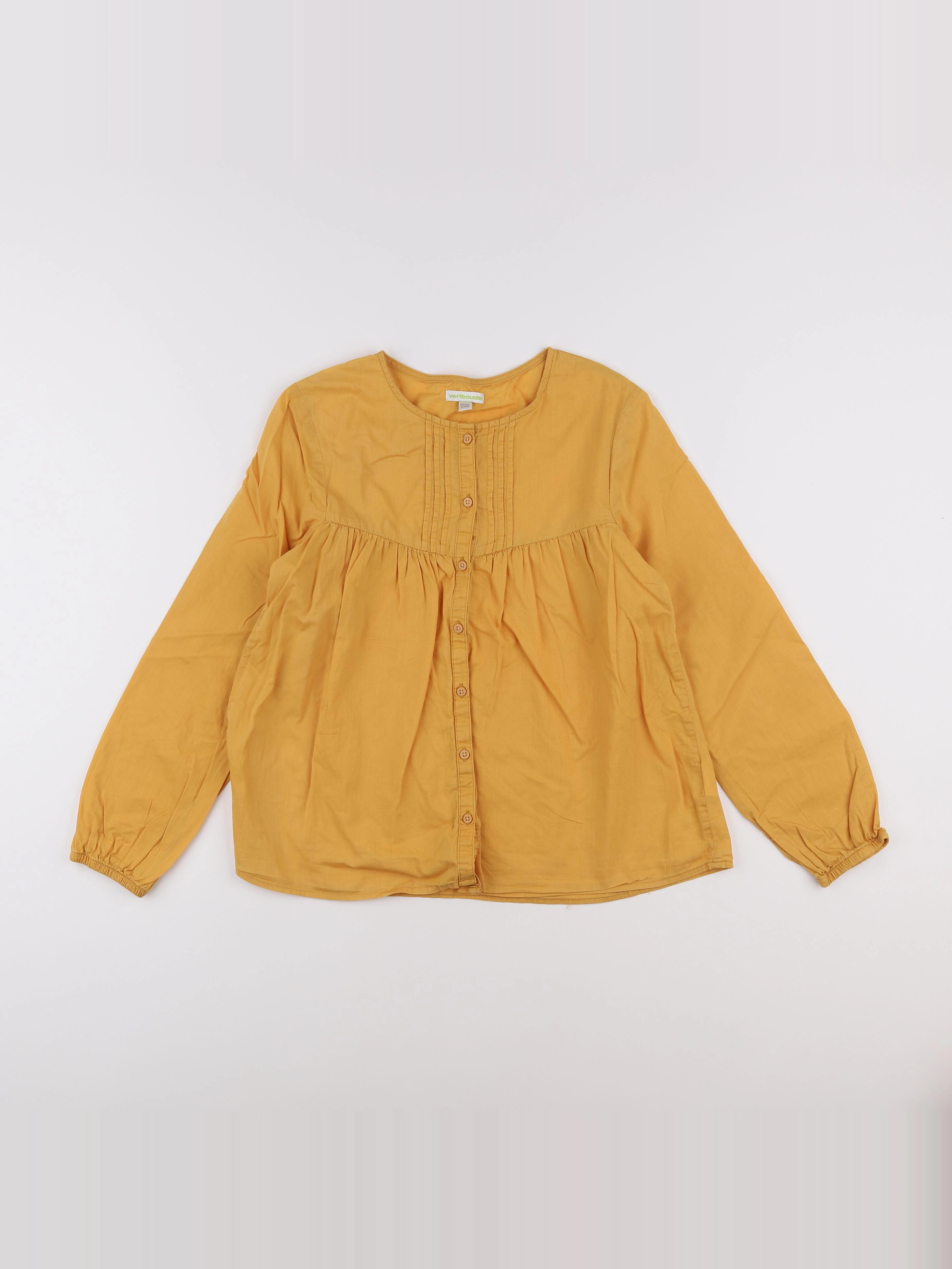Vertbaudet - blouse jaune - 12 ans