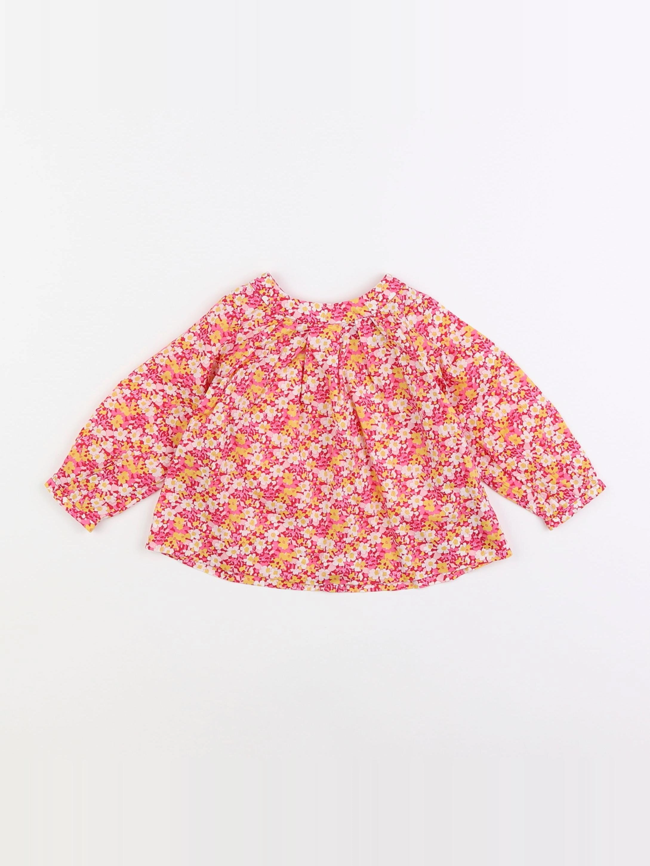 Jacadi - blouse liberty rose - 6 mois