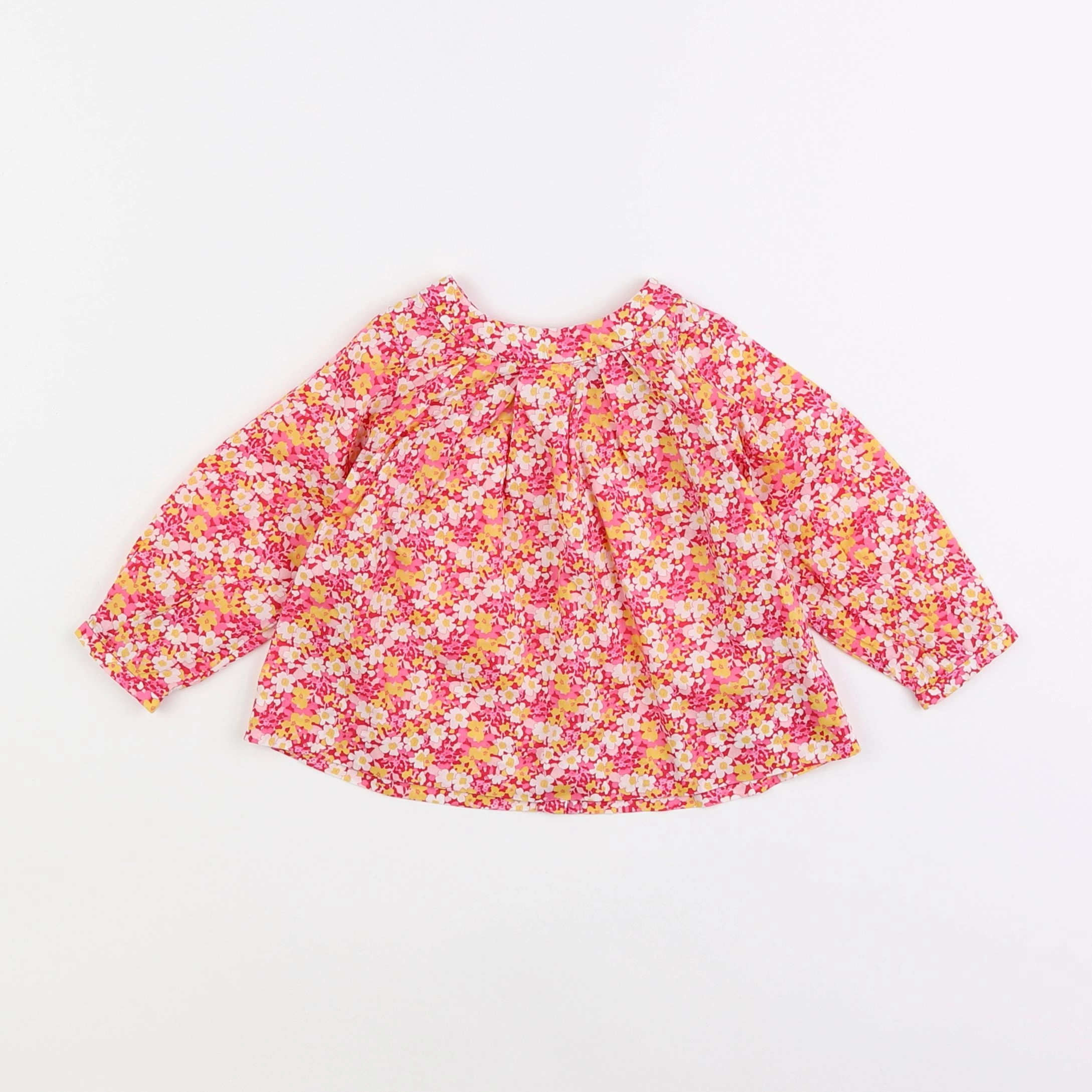 Jacadi - blouse liberty rose - 6 mois
