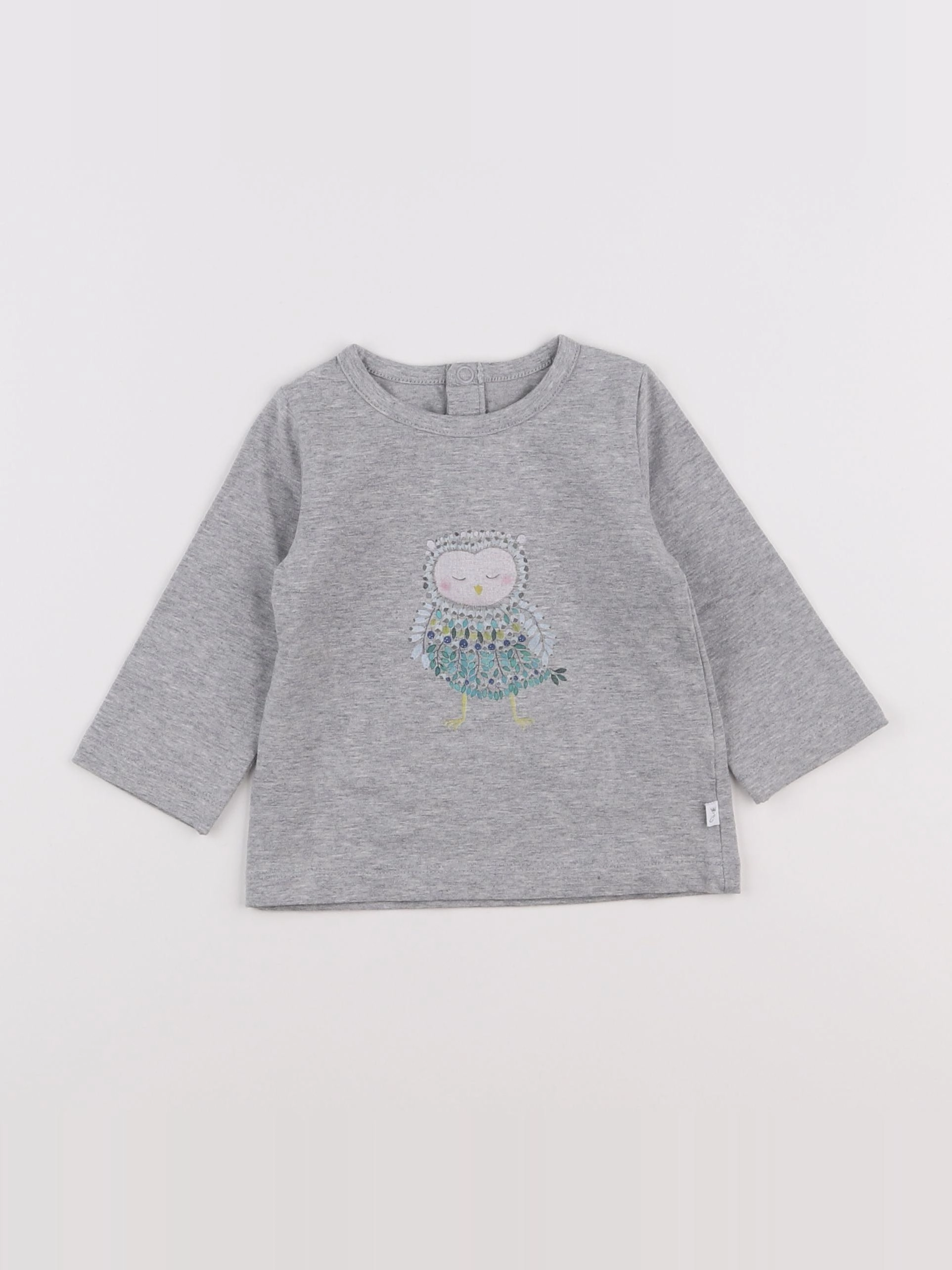 Jacadi - tee-shirt gris - 6 mois