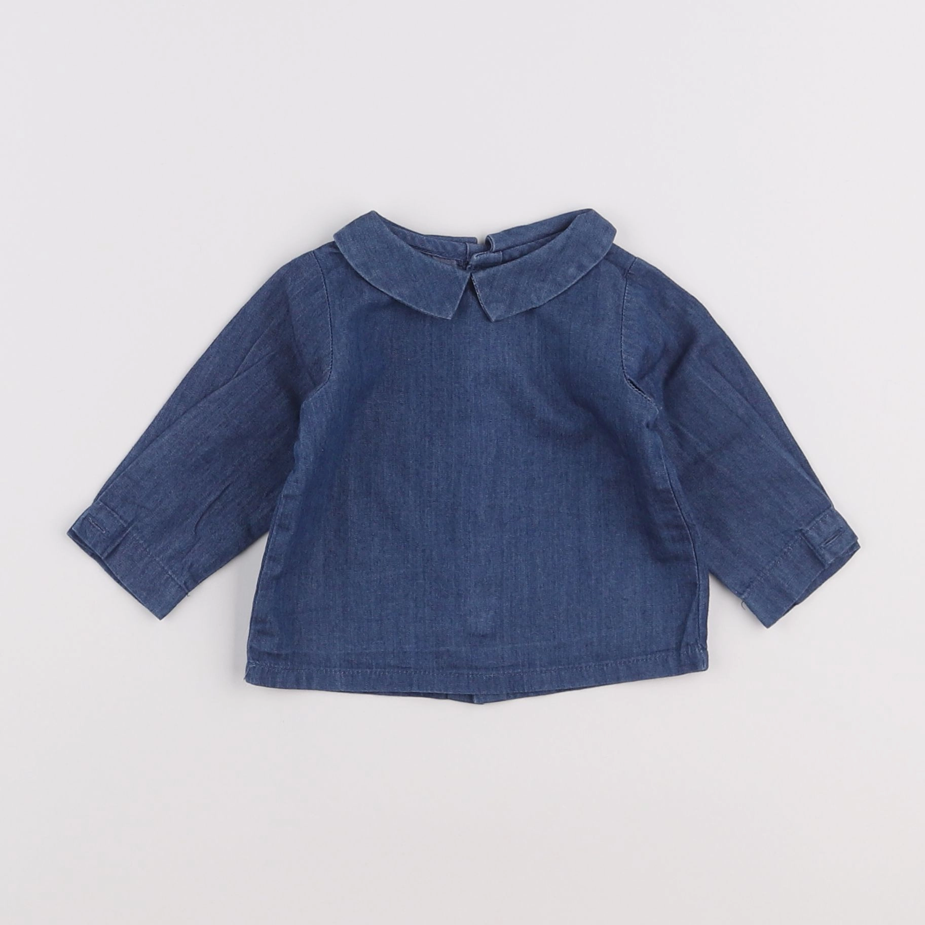 Jacadi - blouse bleu - 1 mois