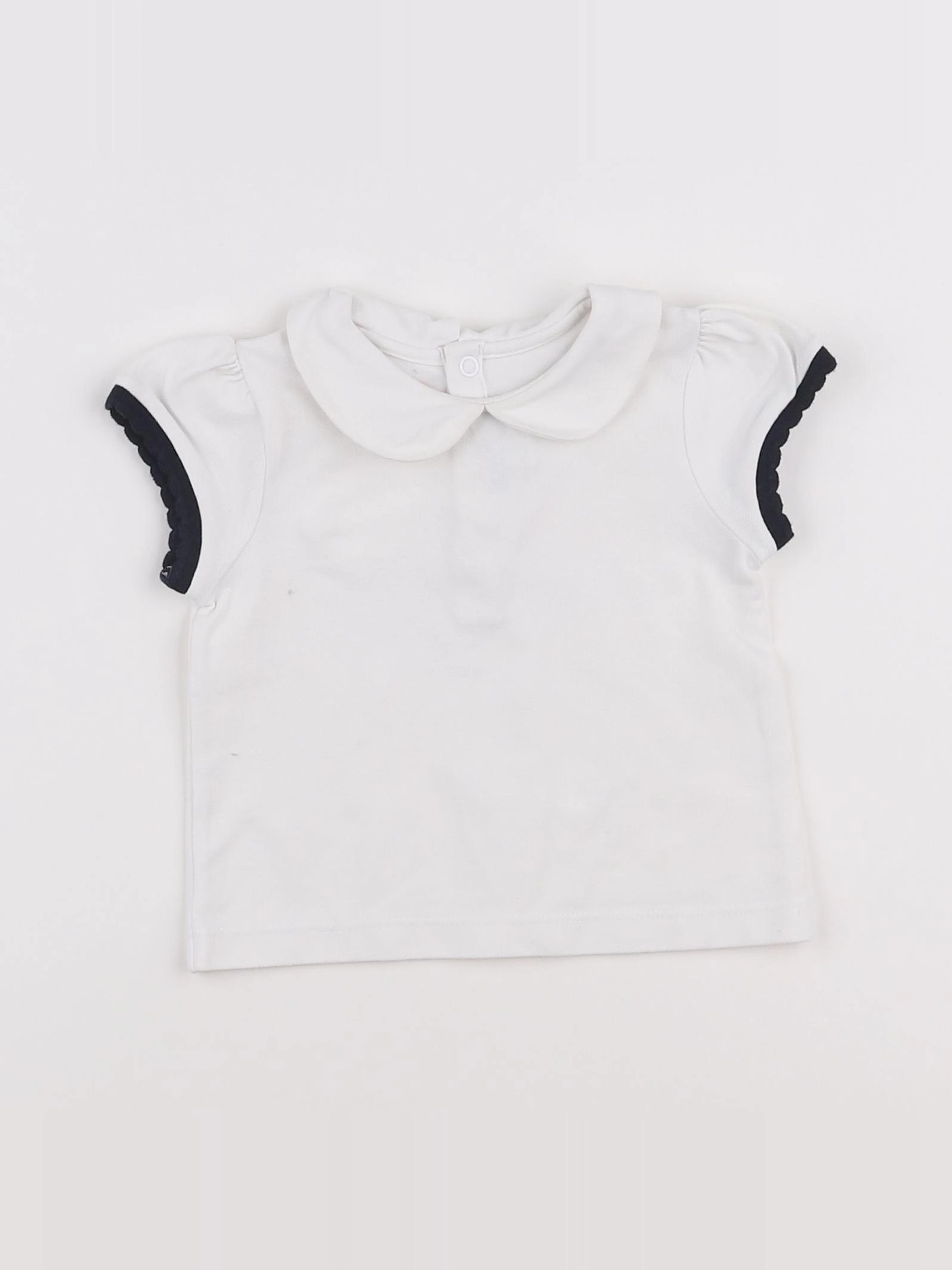 Jacadi - tee-shirt blanc - 12 mois