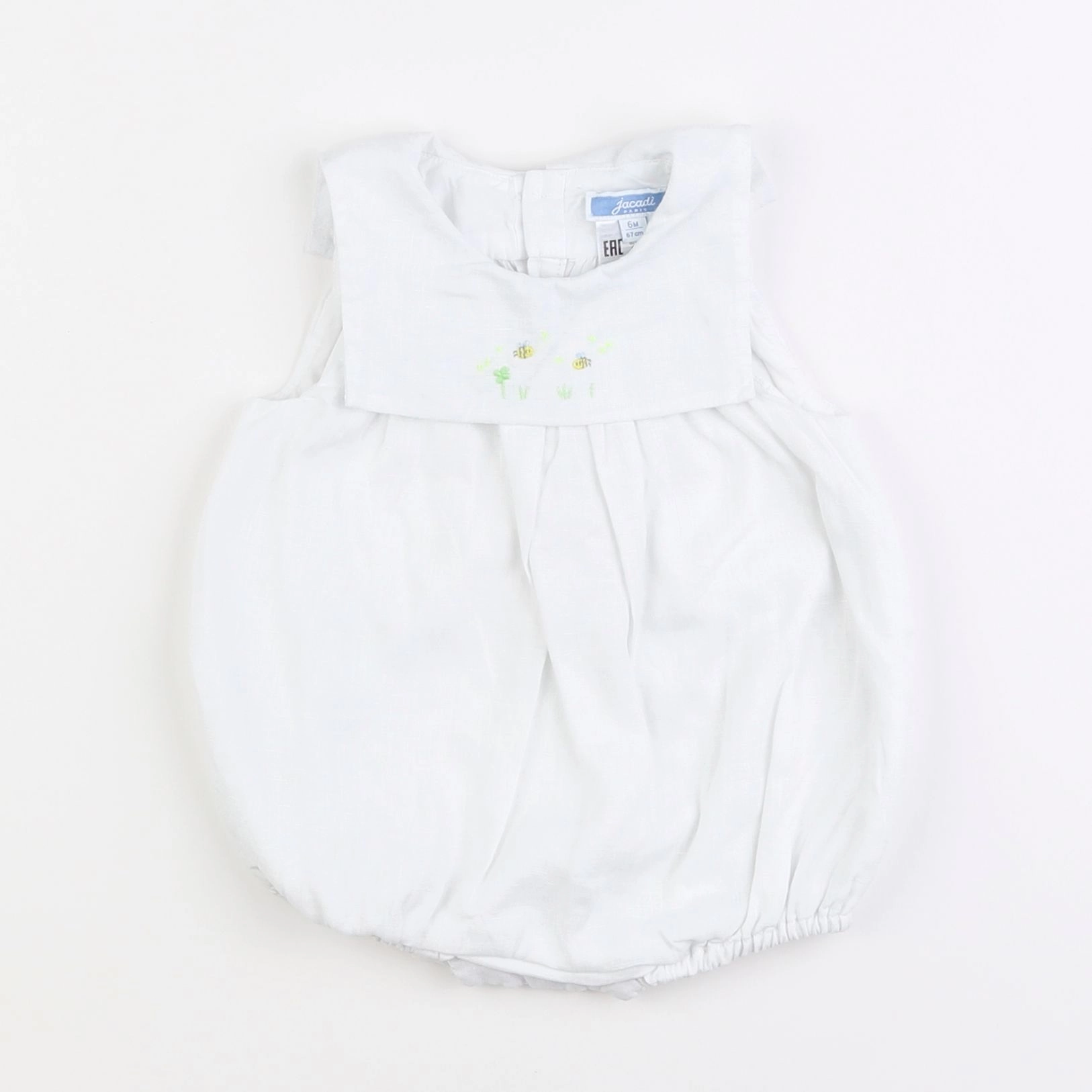 Jacadi - combinaison blanc - 6 mois