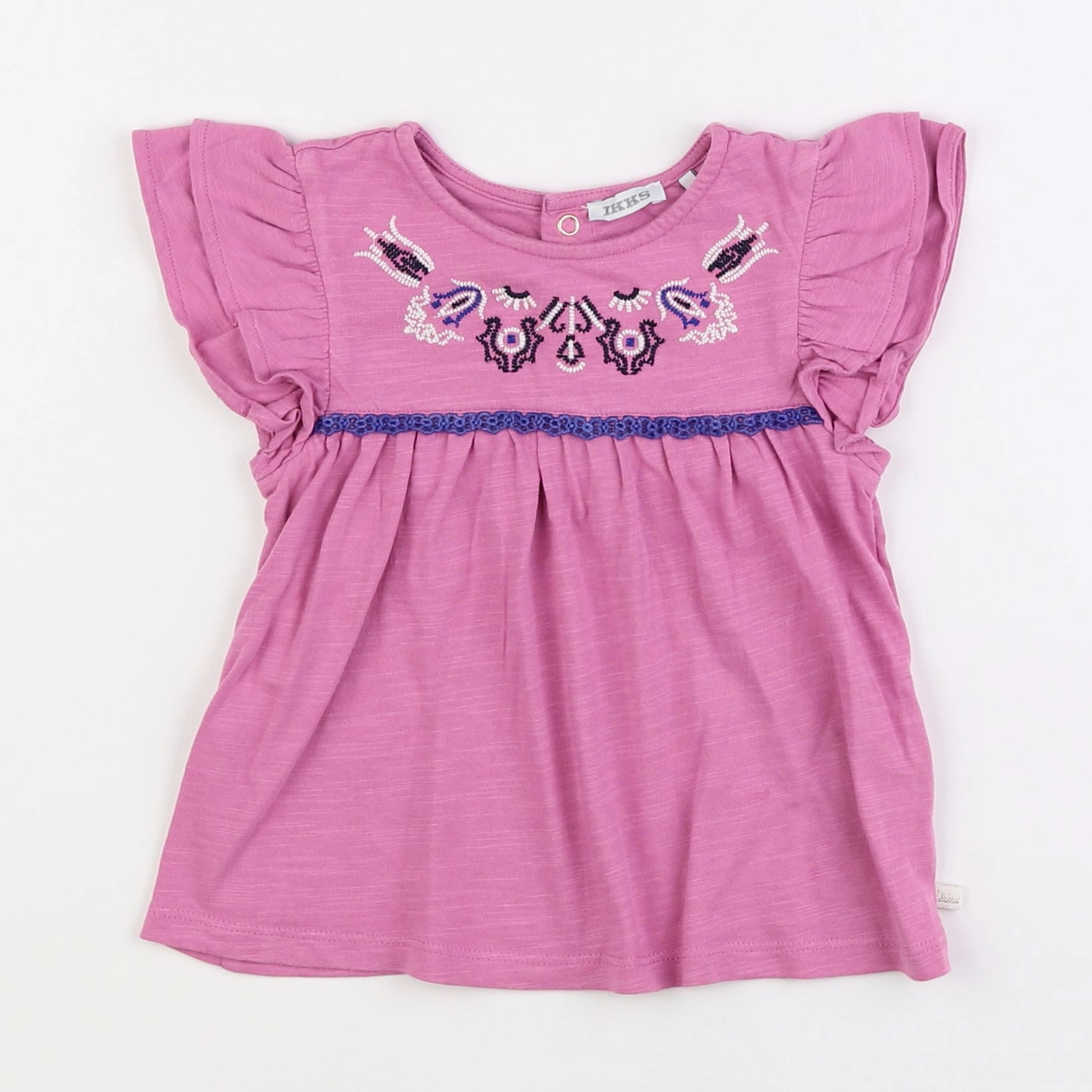 IKKS - tee-shirt rose - 2 ans