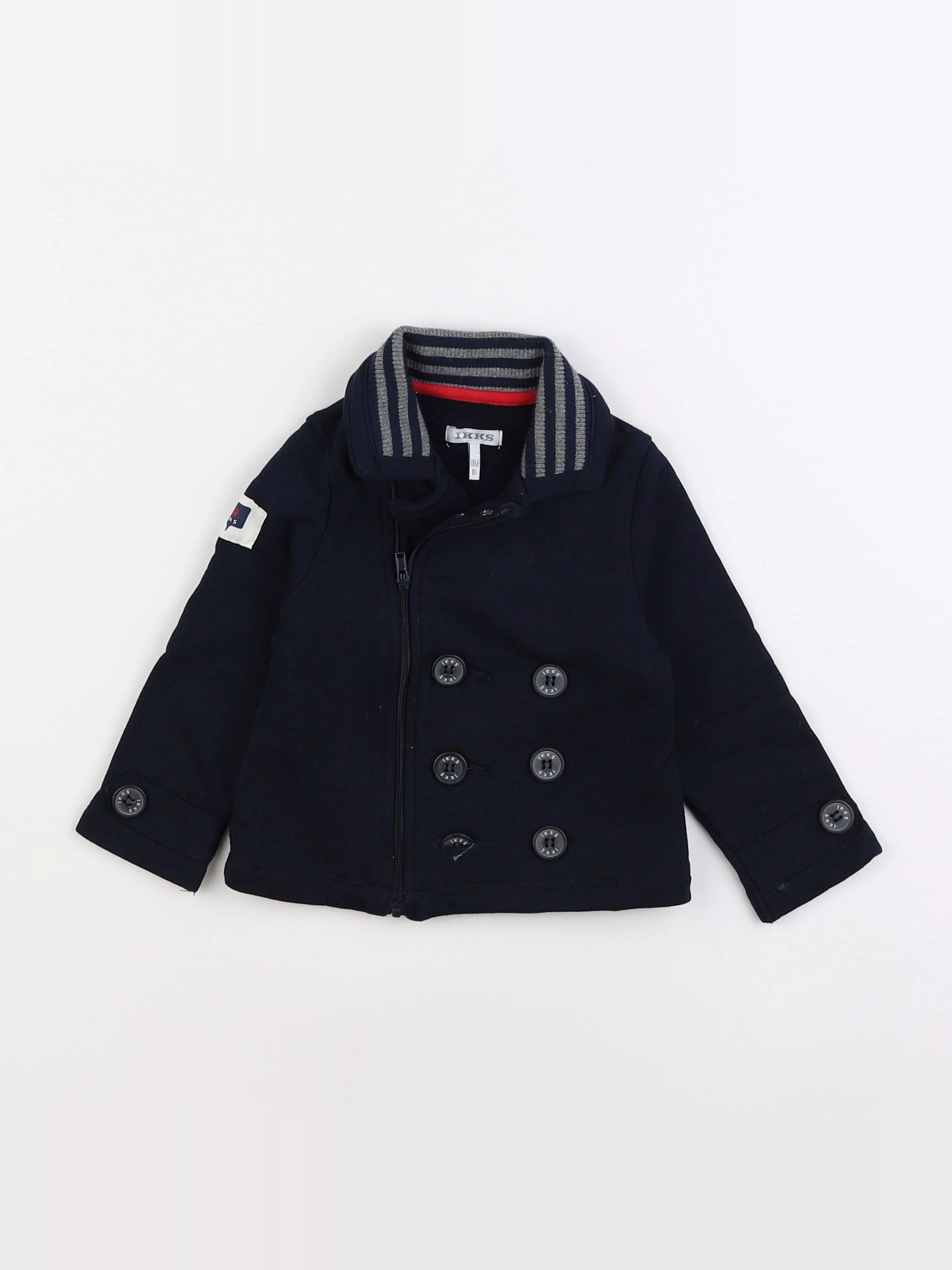 IKKS - veste bleu - 18 mois