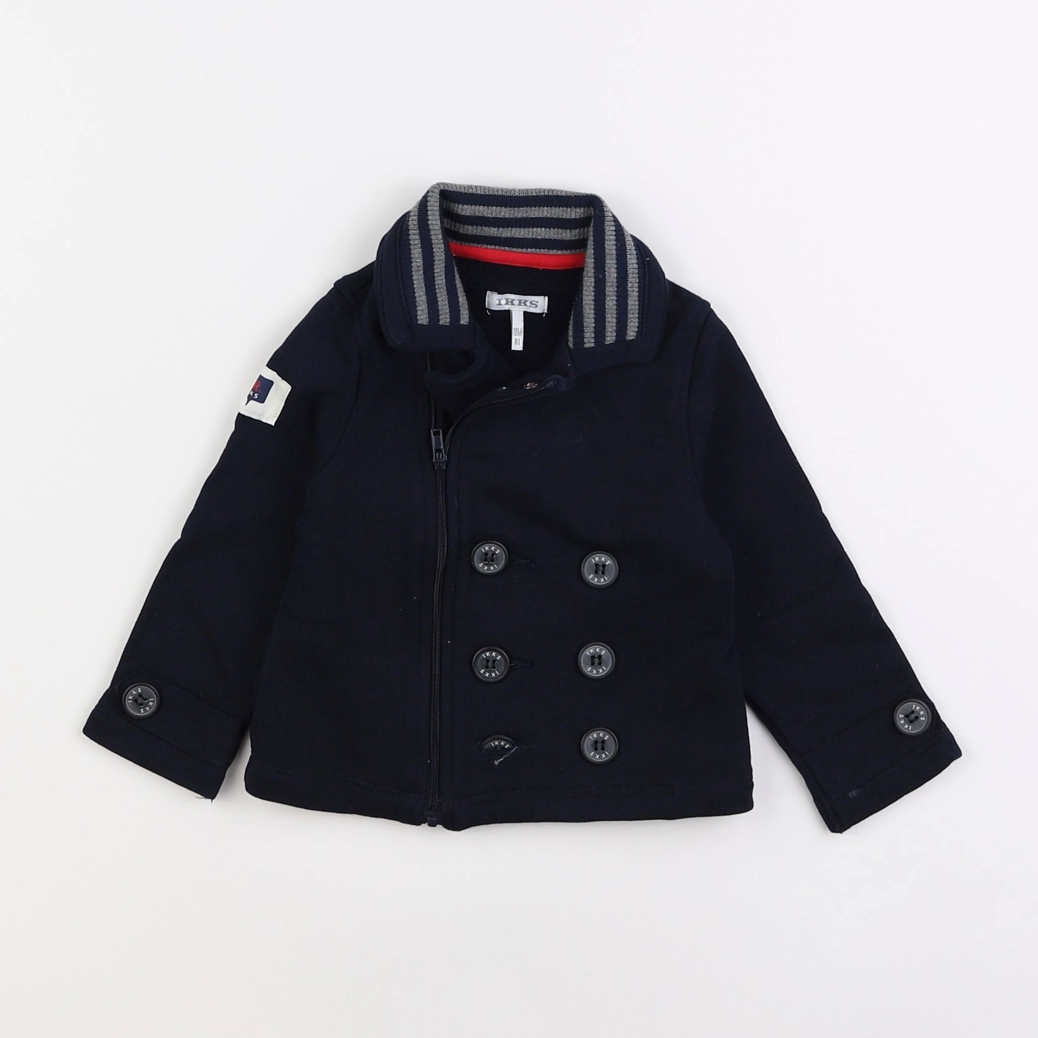 IKKS - veste bleu - 18 mois