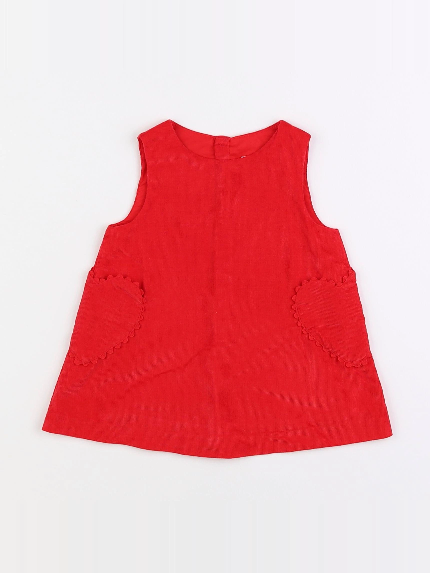 Jacadi - robe rouge - 6 mois